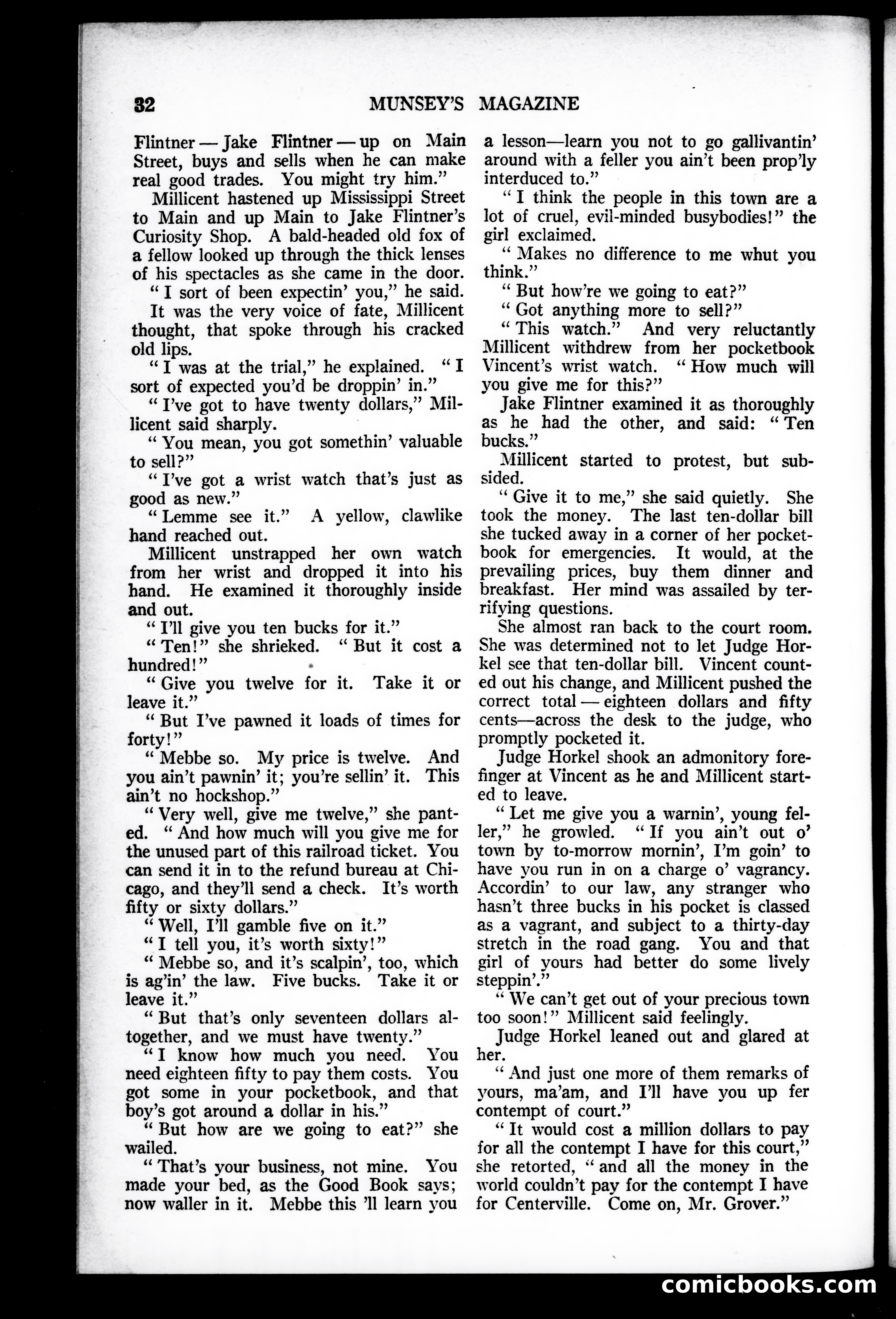 Munsey's Magazine, October 1927 — page 32 of 192