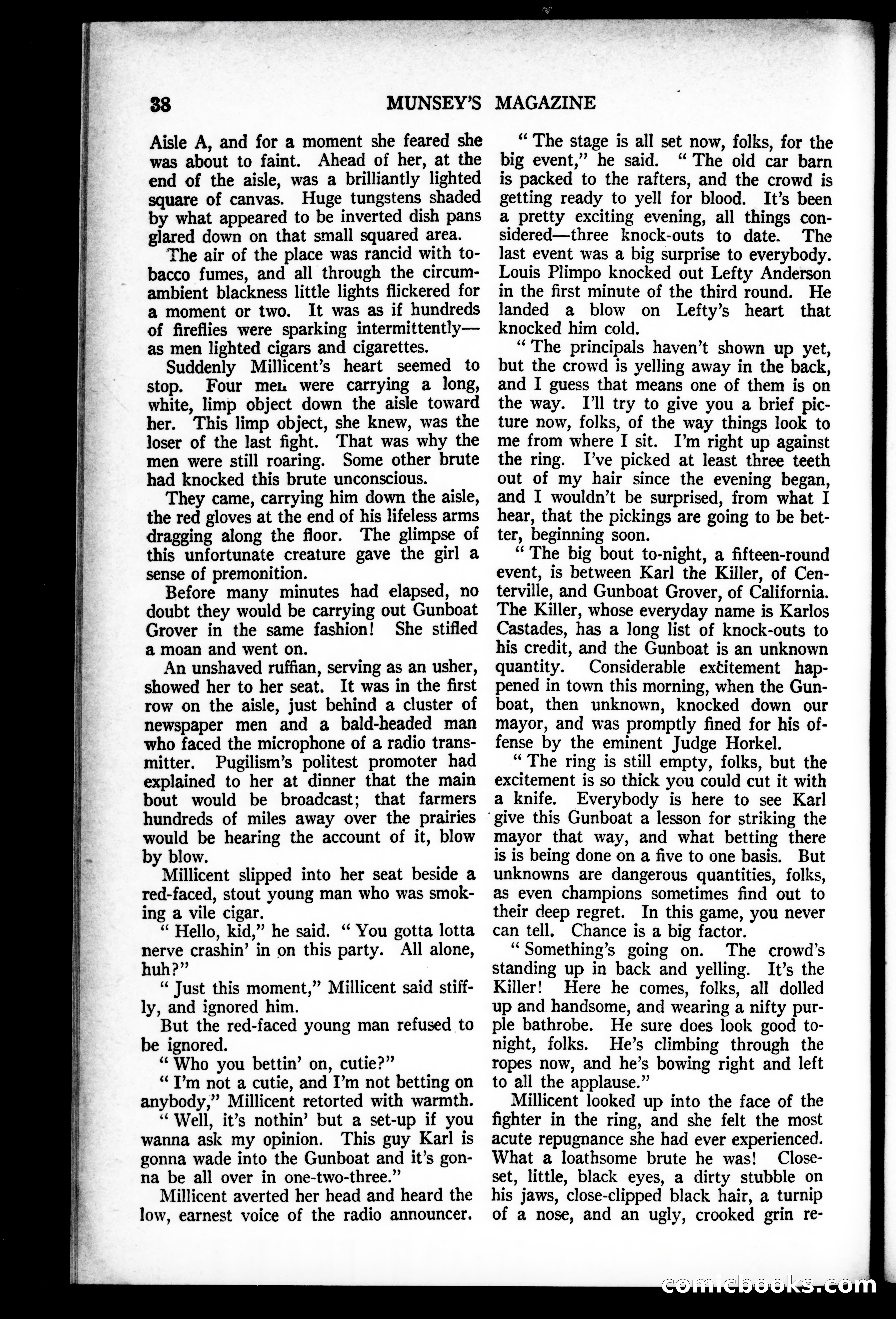 Munsey's Magazine, October 1927 — page 38 of 192