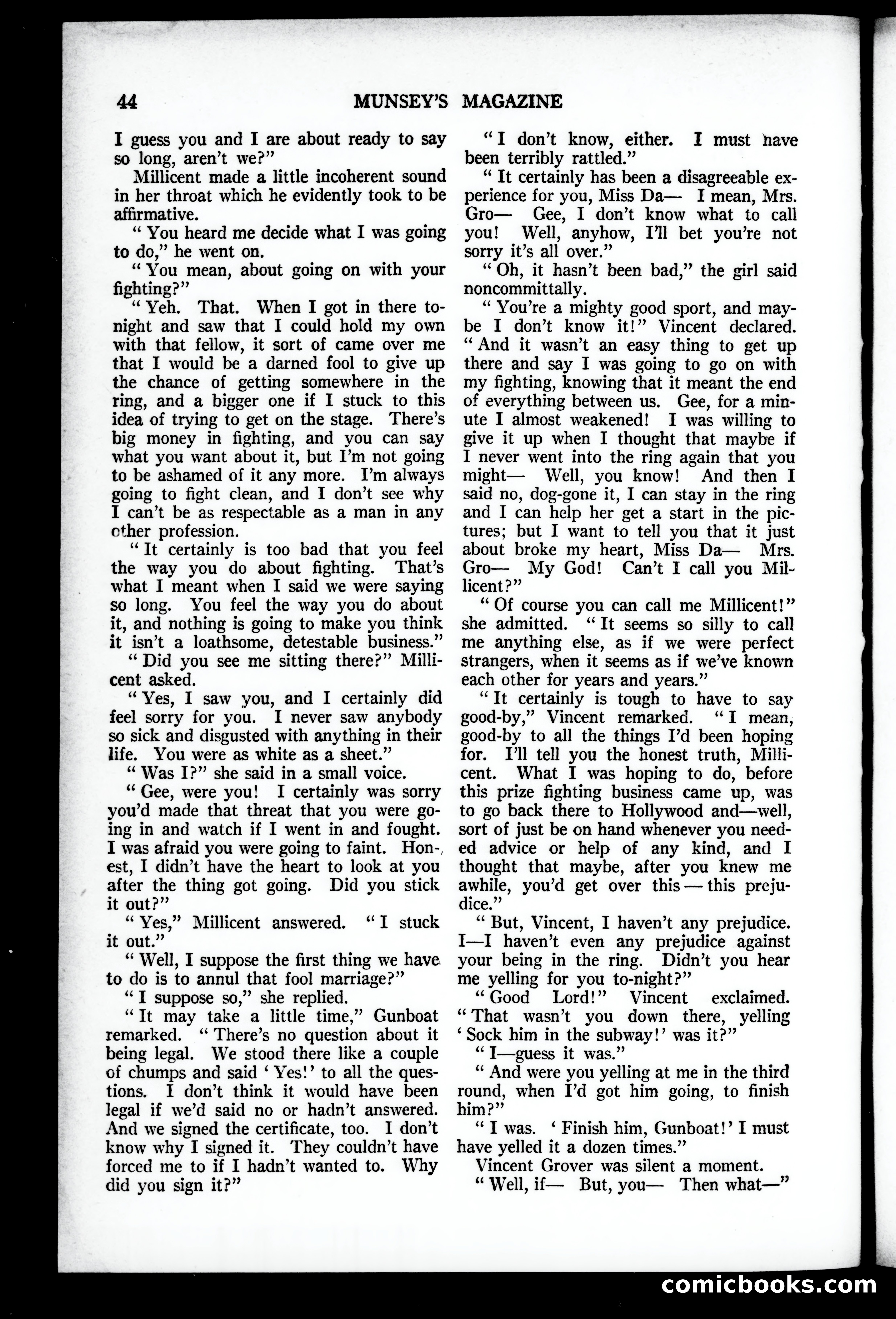 Munsey's Magazine, October 1927 — page 44 of 192