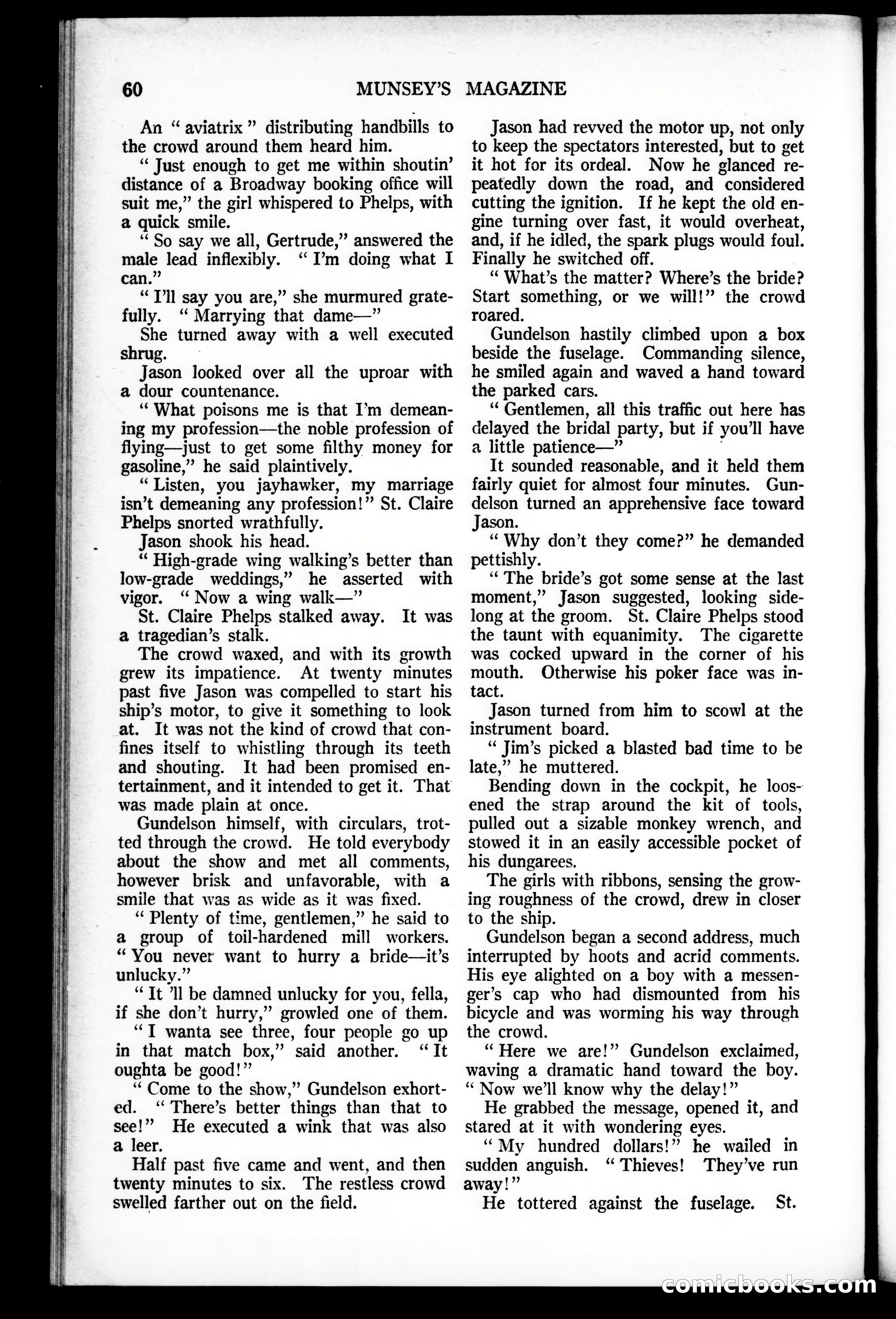 Munsey's Magazine, October 1927 — page 60 of 192