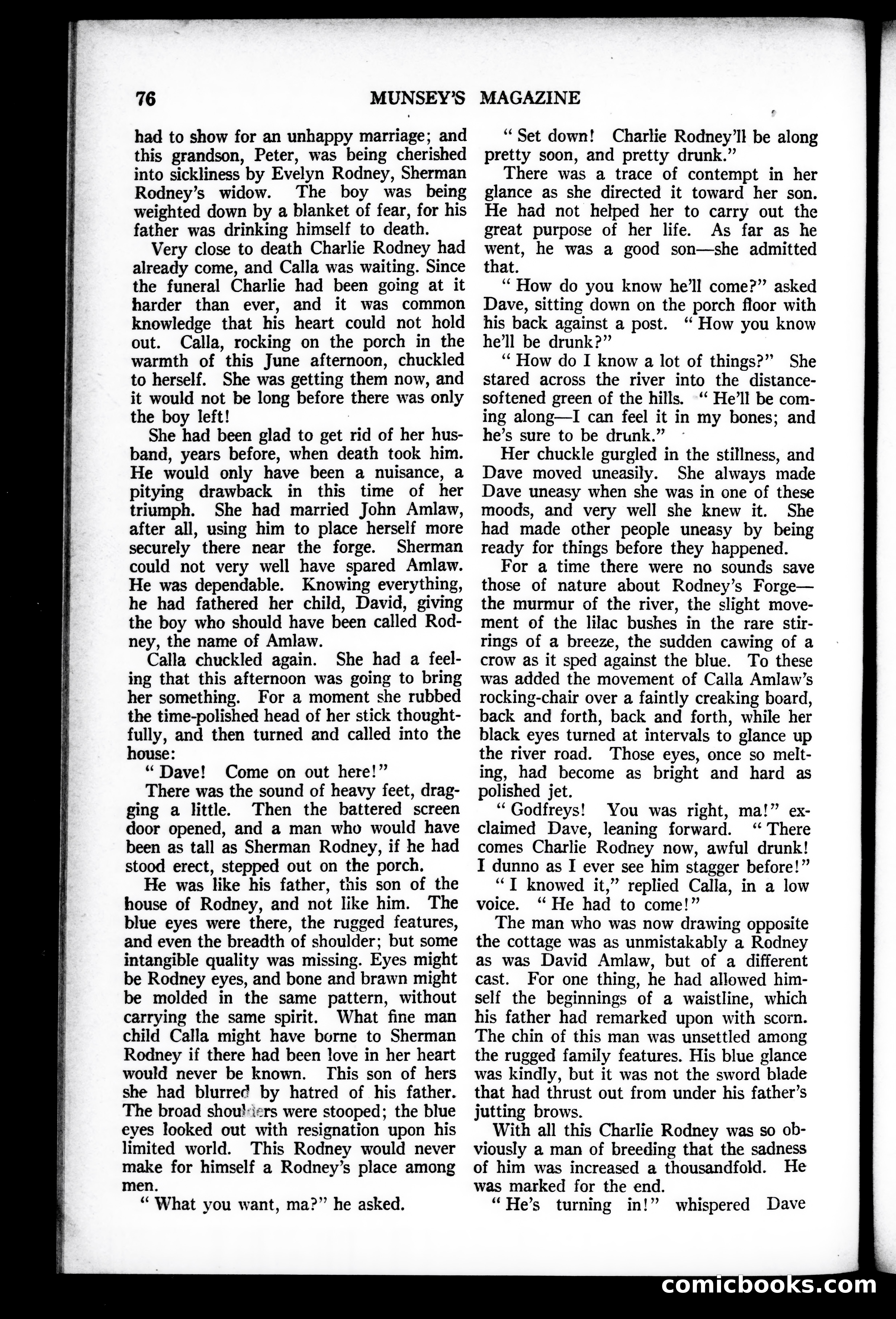 Munsey's Magazine, October 1927 — page 76 of 192
