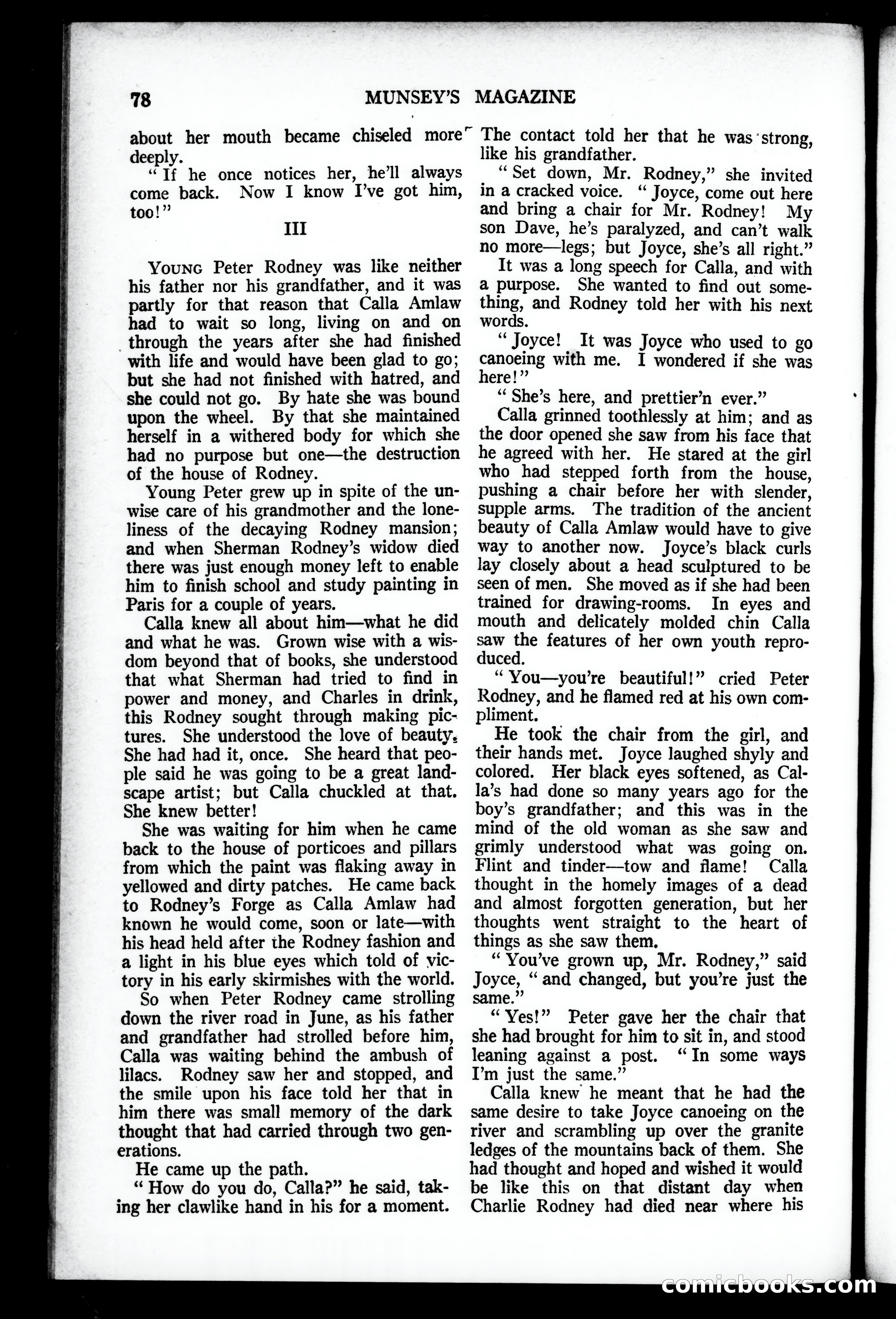 Munsey's Magazine, October 1927 — page 78 of 192