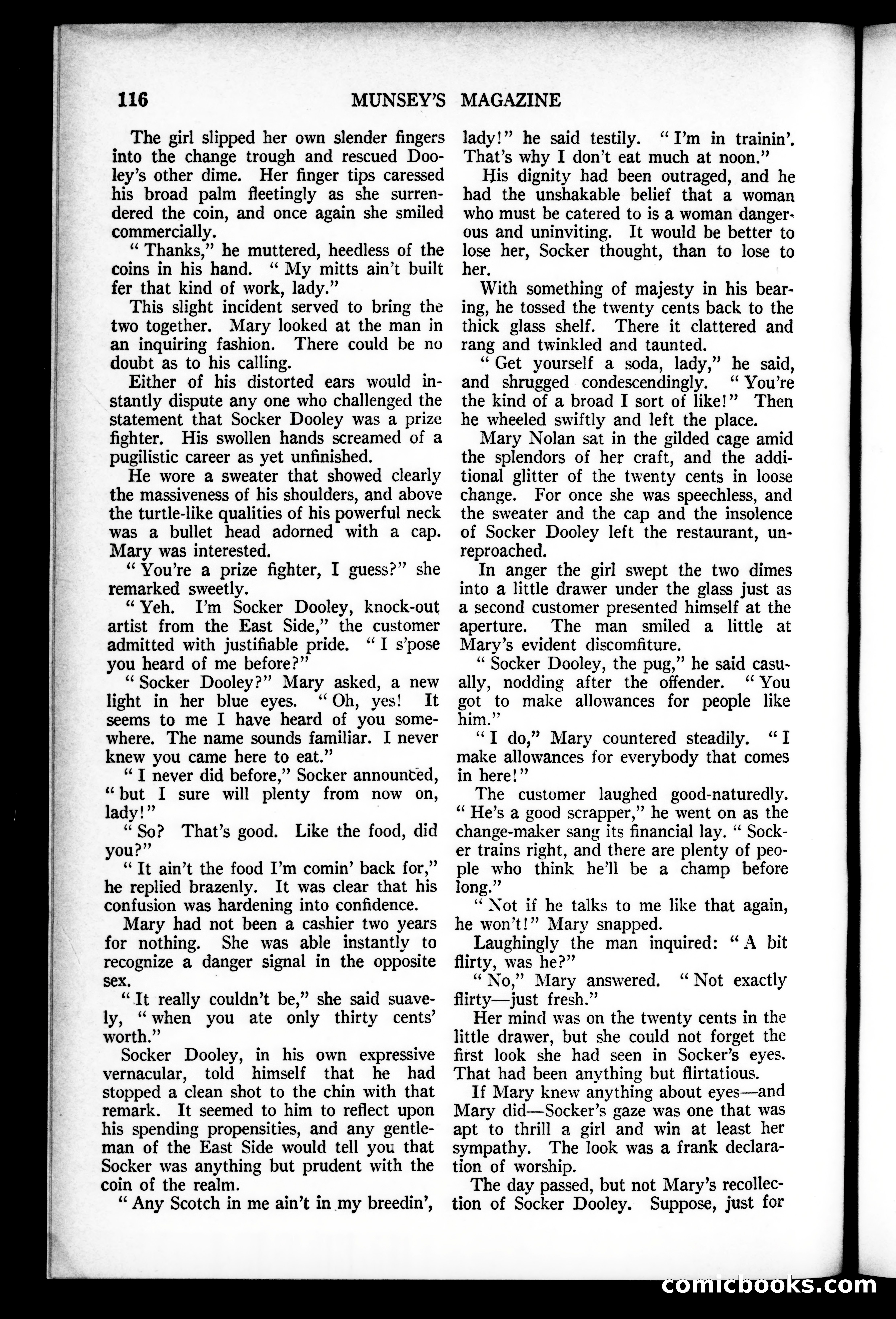 Munsey's Magazine, October 1927 — page 116 of 192