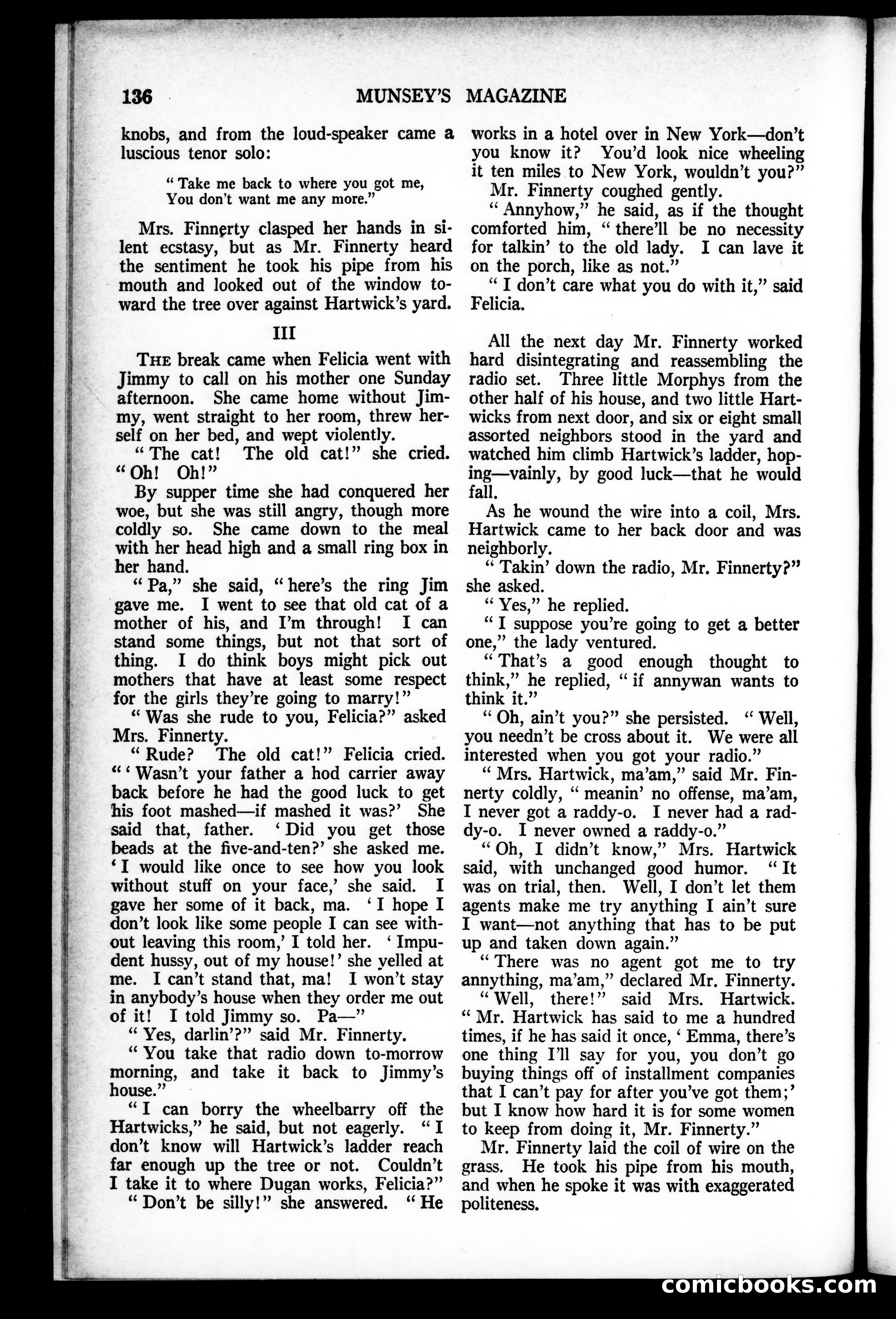 Munsey's Magazine, October 1927 — page 136 of 192