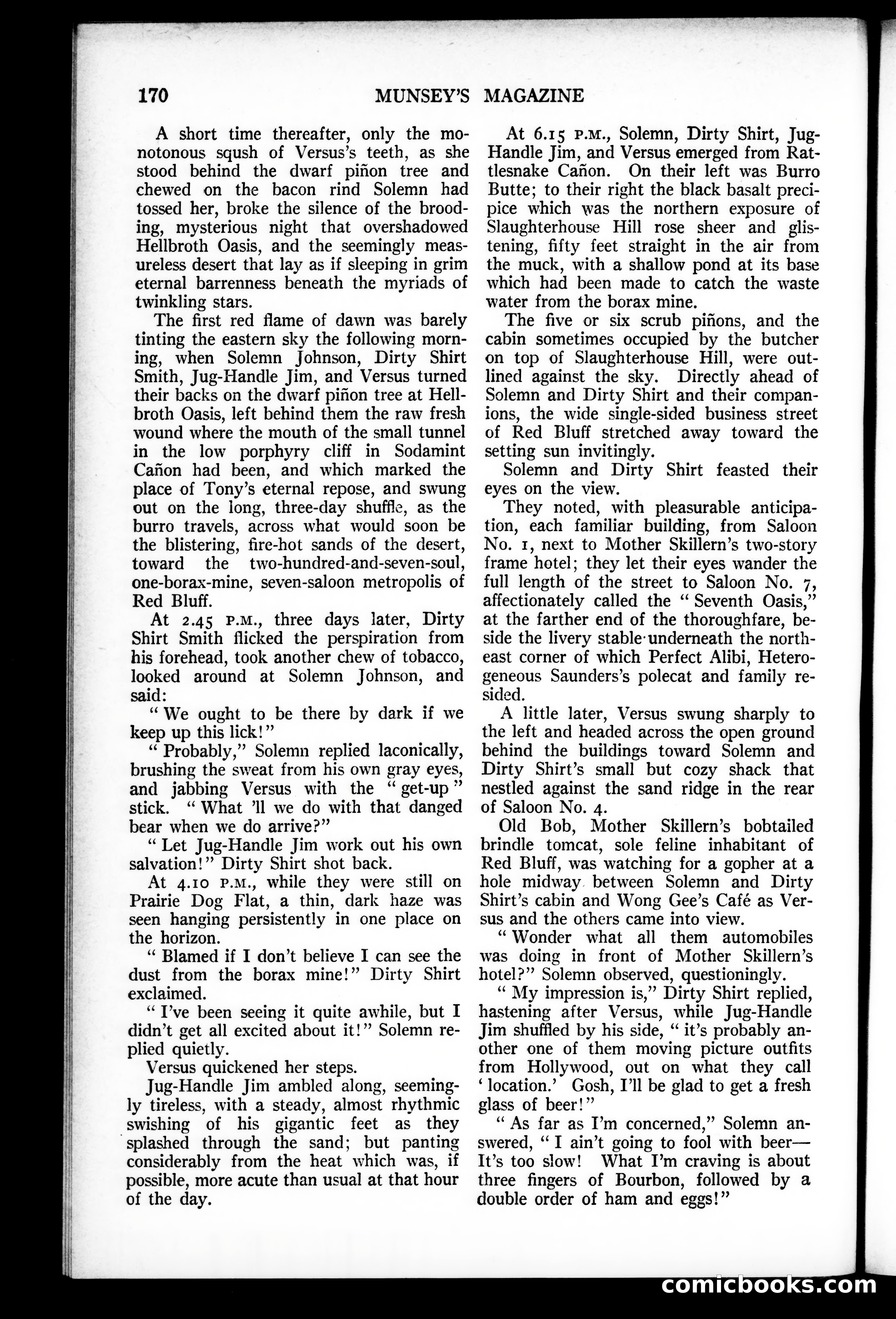 Munsey's Magazine, October 1927 — page 170 of 192