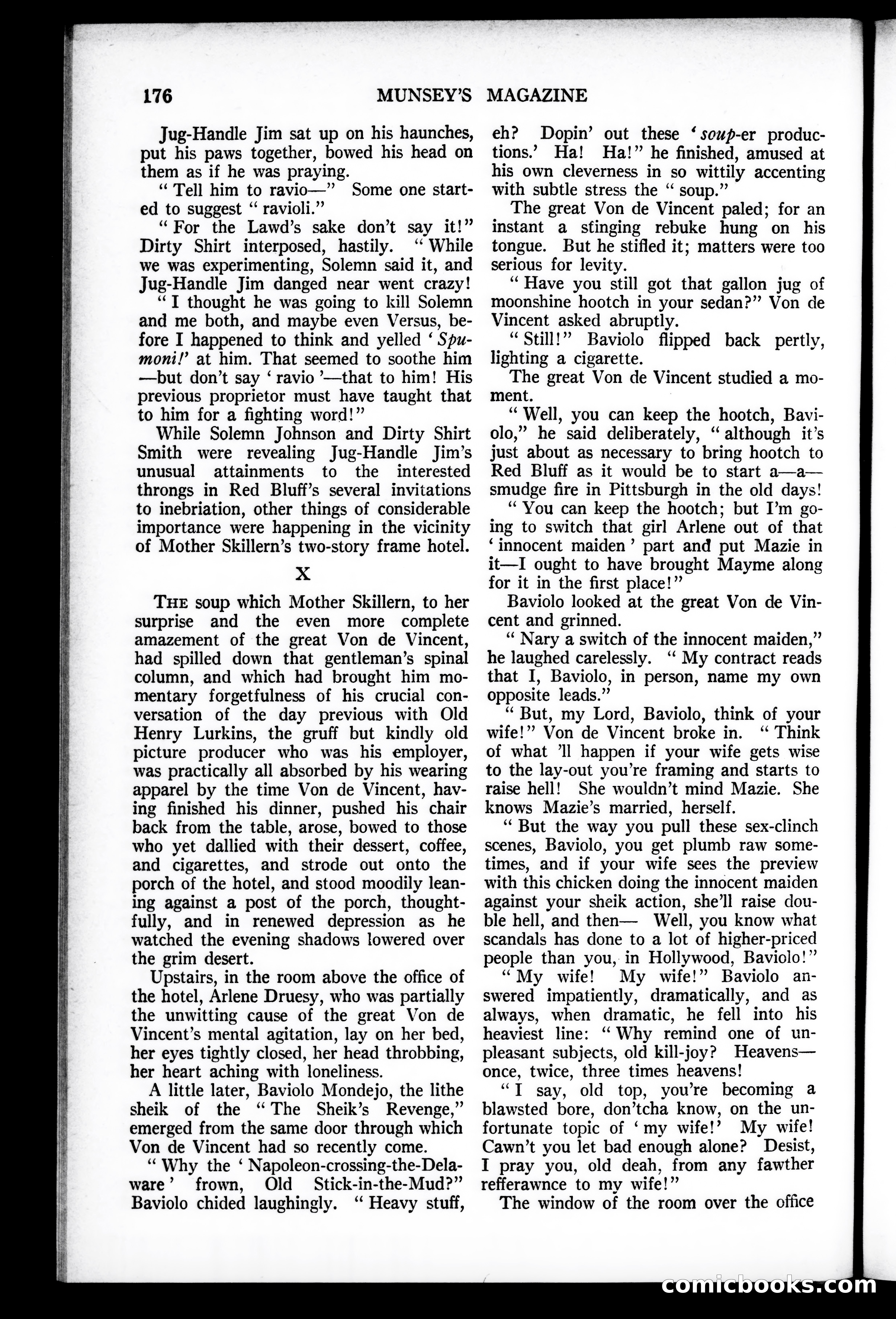 Munsey's Magazine, October 1927 — page 176 of 192
