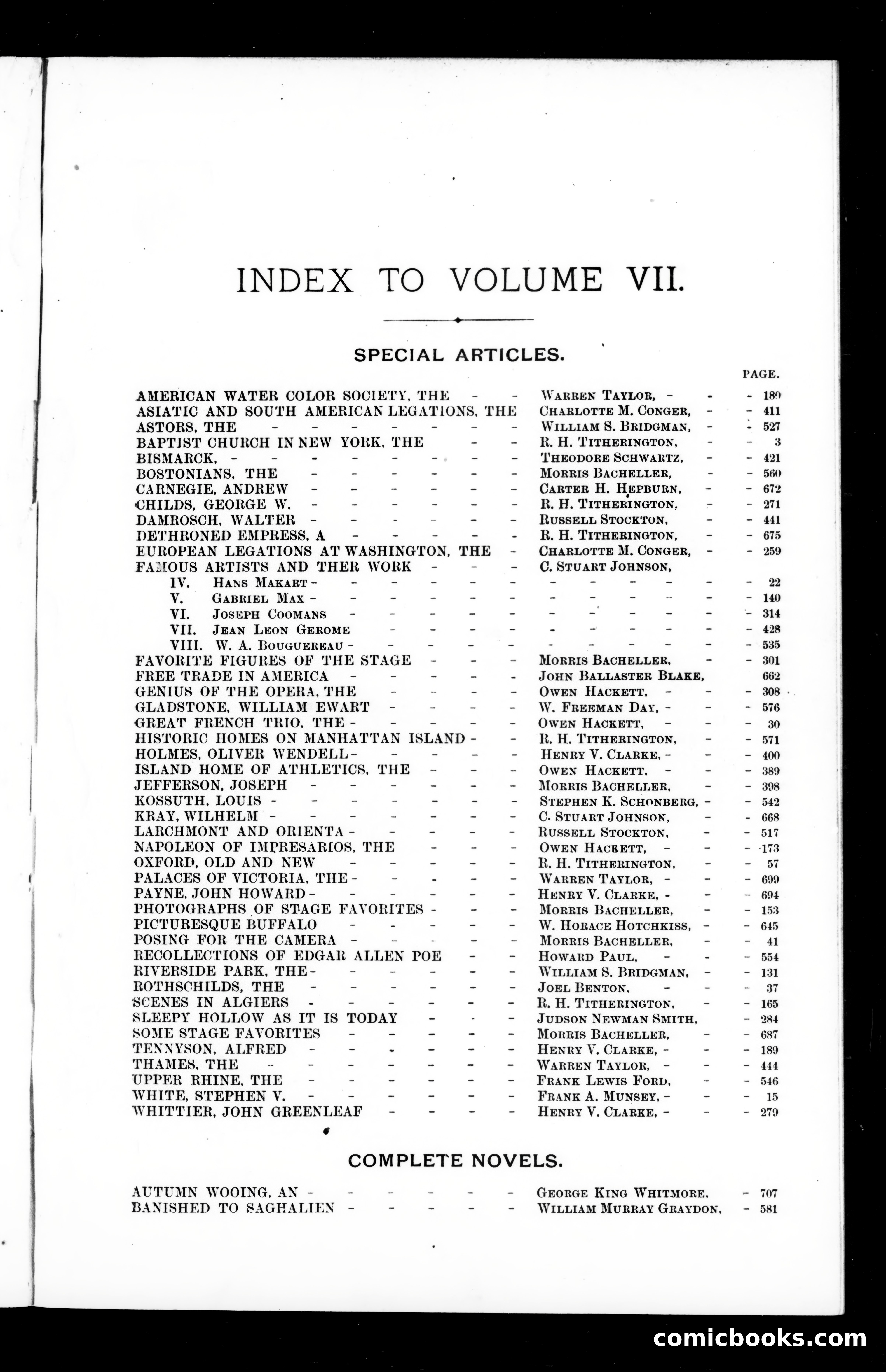 Munsey's Magazine, Volume VII (1892) — page 1 of 3