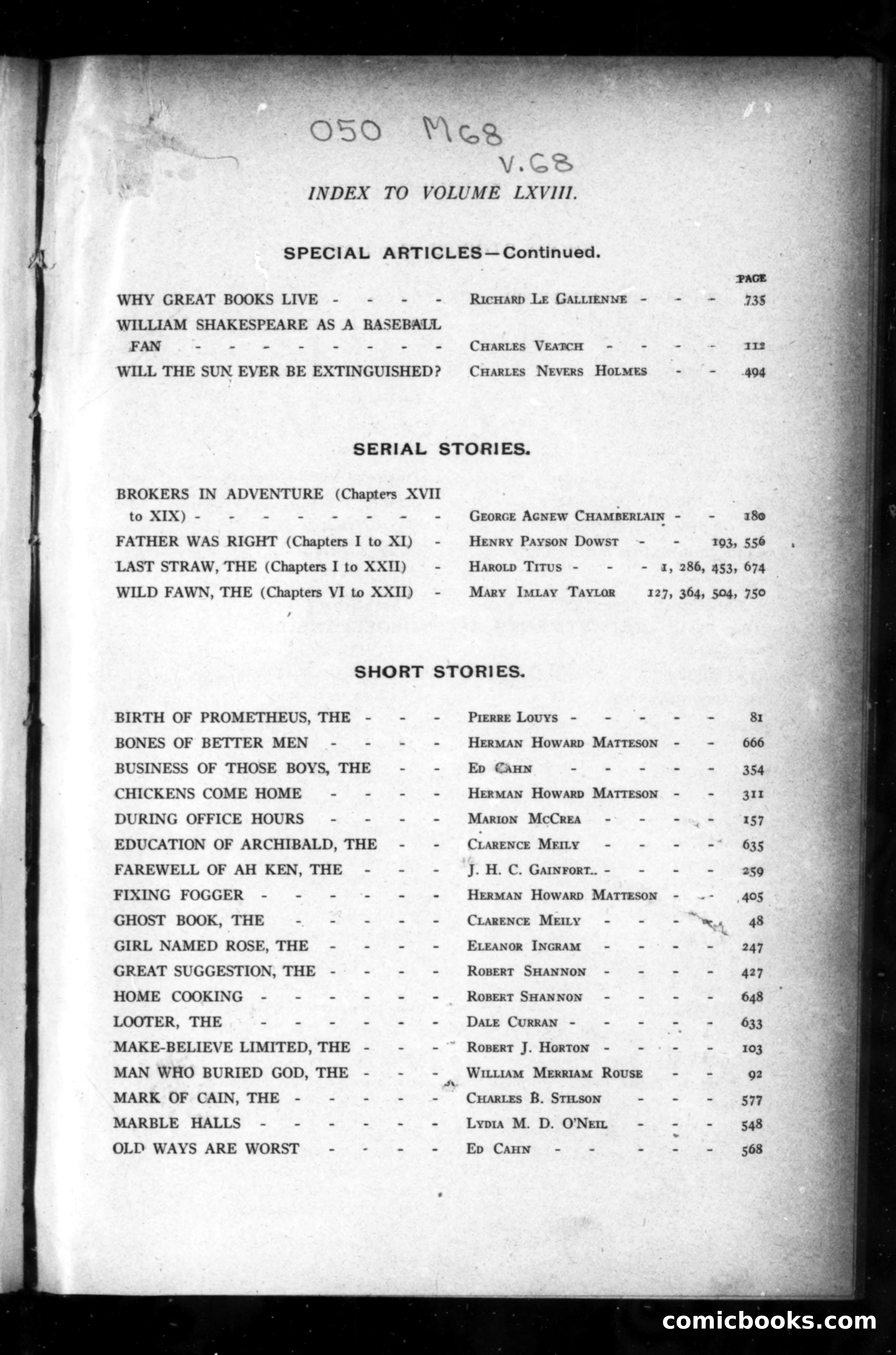 Munsey's Magazine, Vol. 68 — page 5 of 7