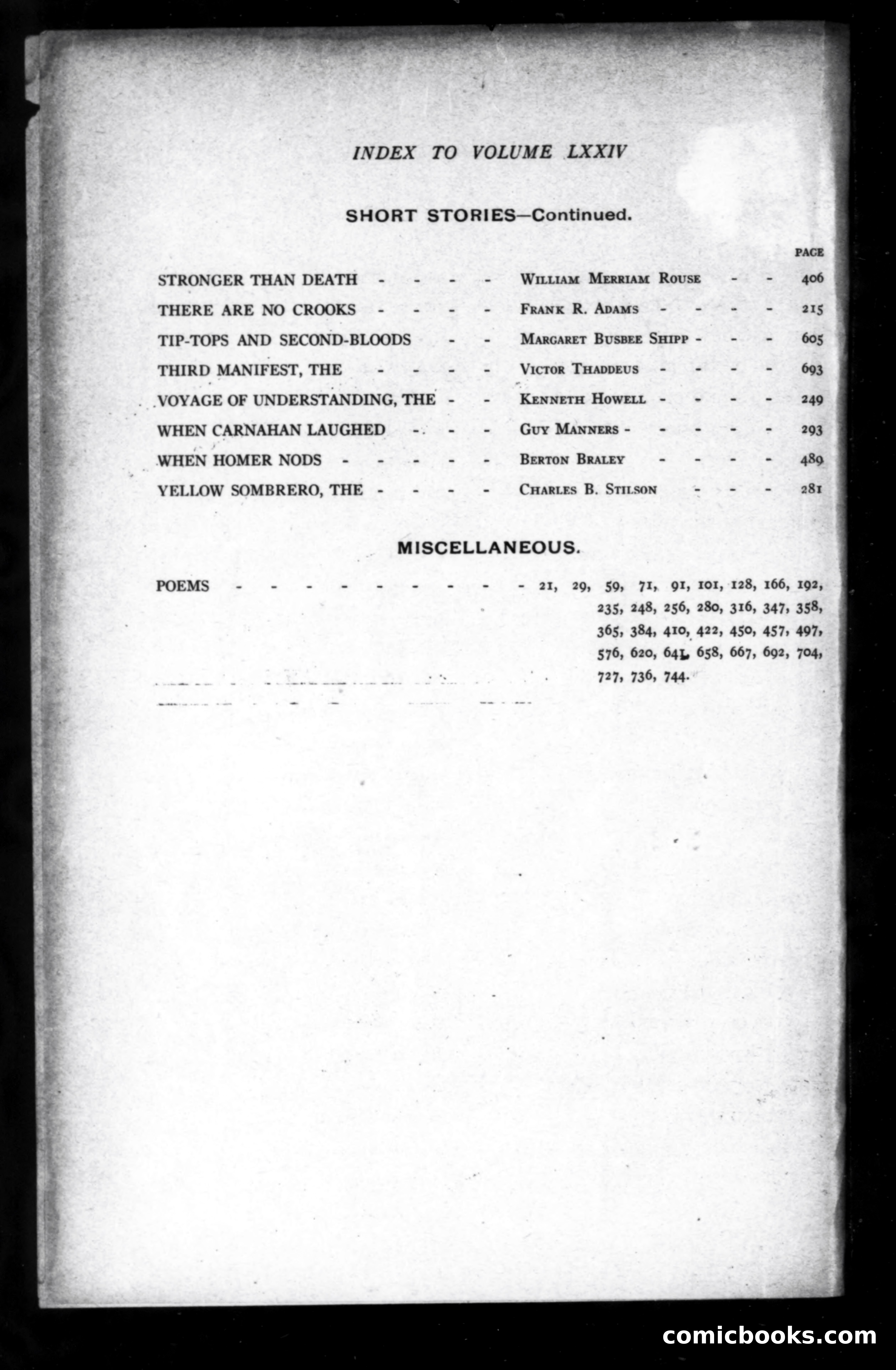 Munsey's Magazine, Volume LXXIV — page 4 of 5