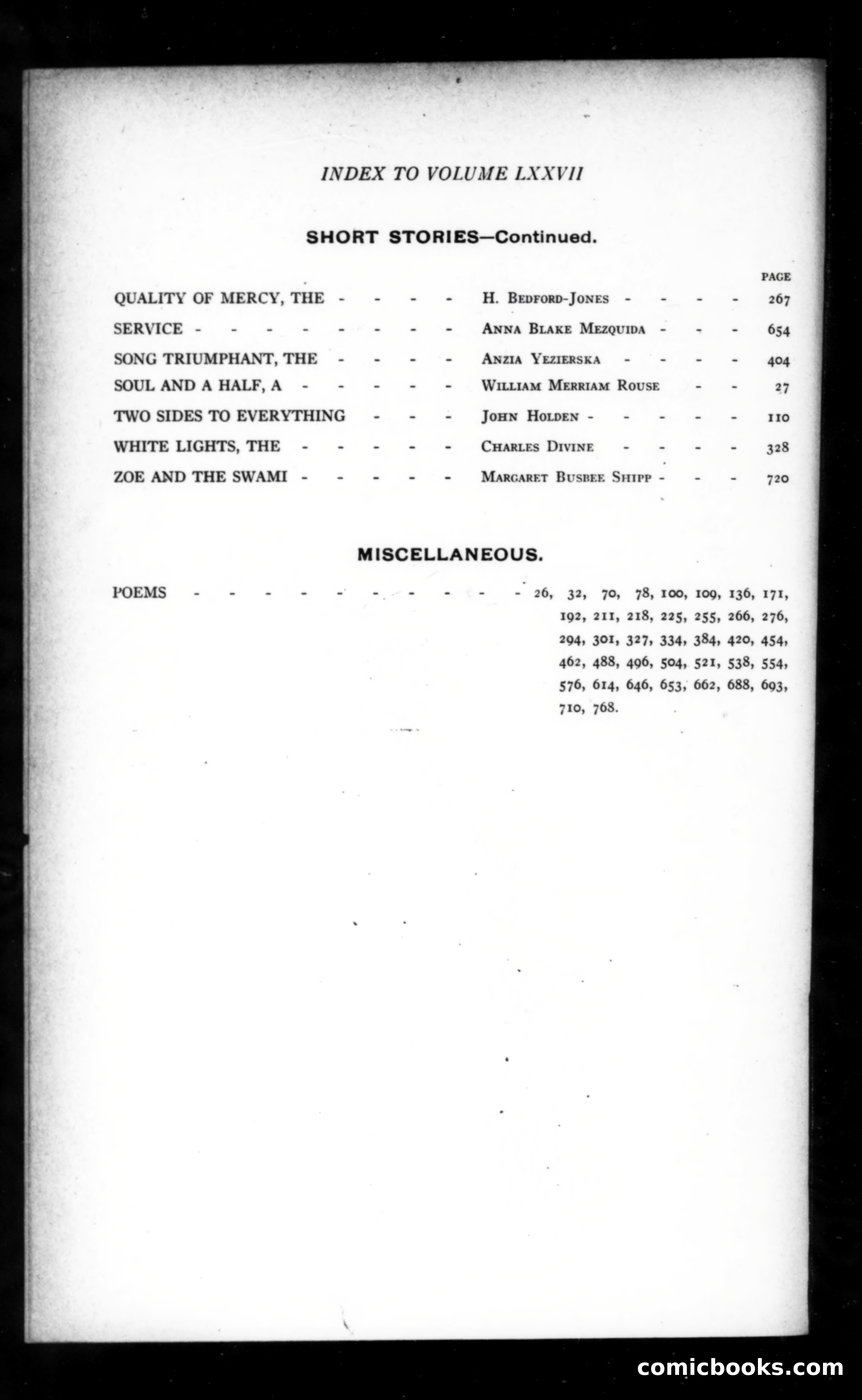 Munsey's Magazine, Volume LXXVII — page 4 of 5