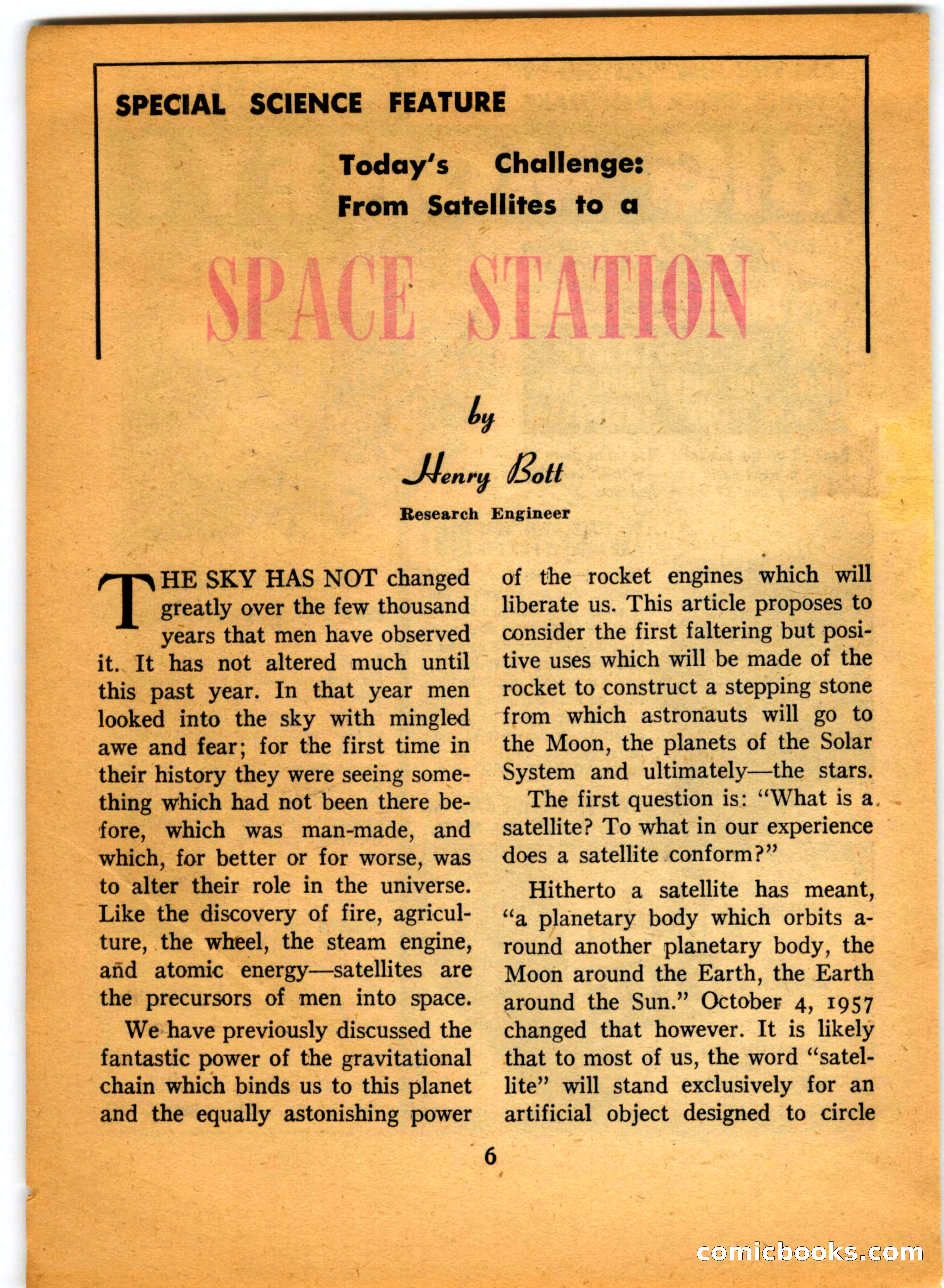 Space Travel, July 1958 — page 6 of 132