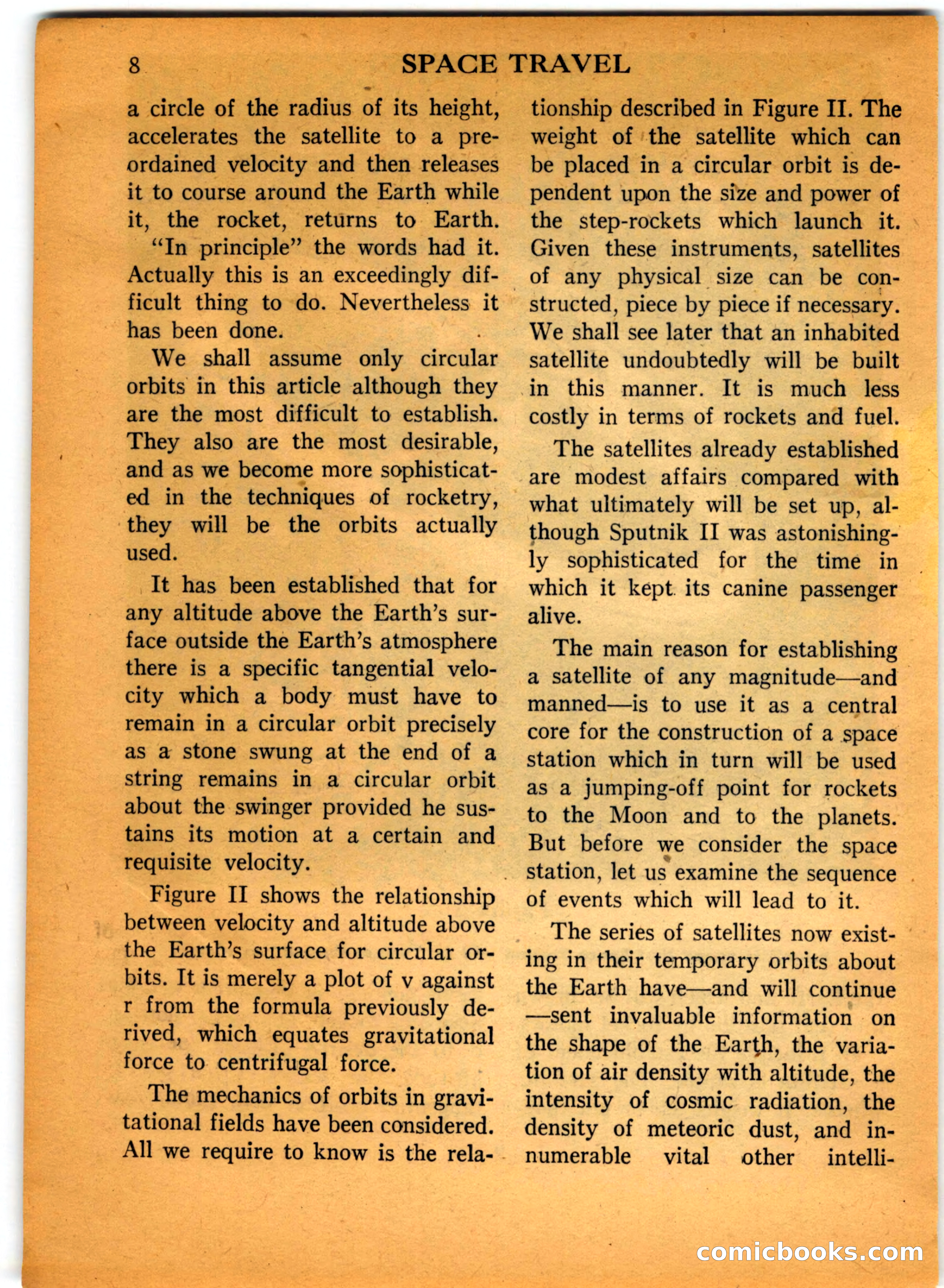 Space Travel, July 1958 — page 8 of 132