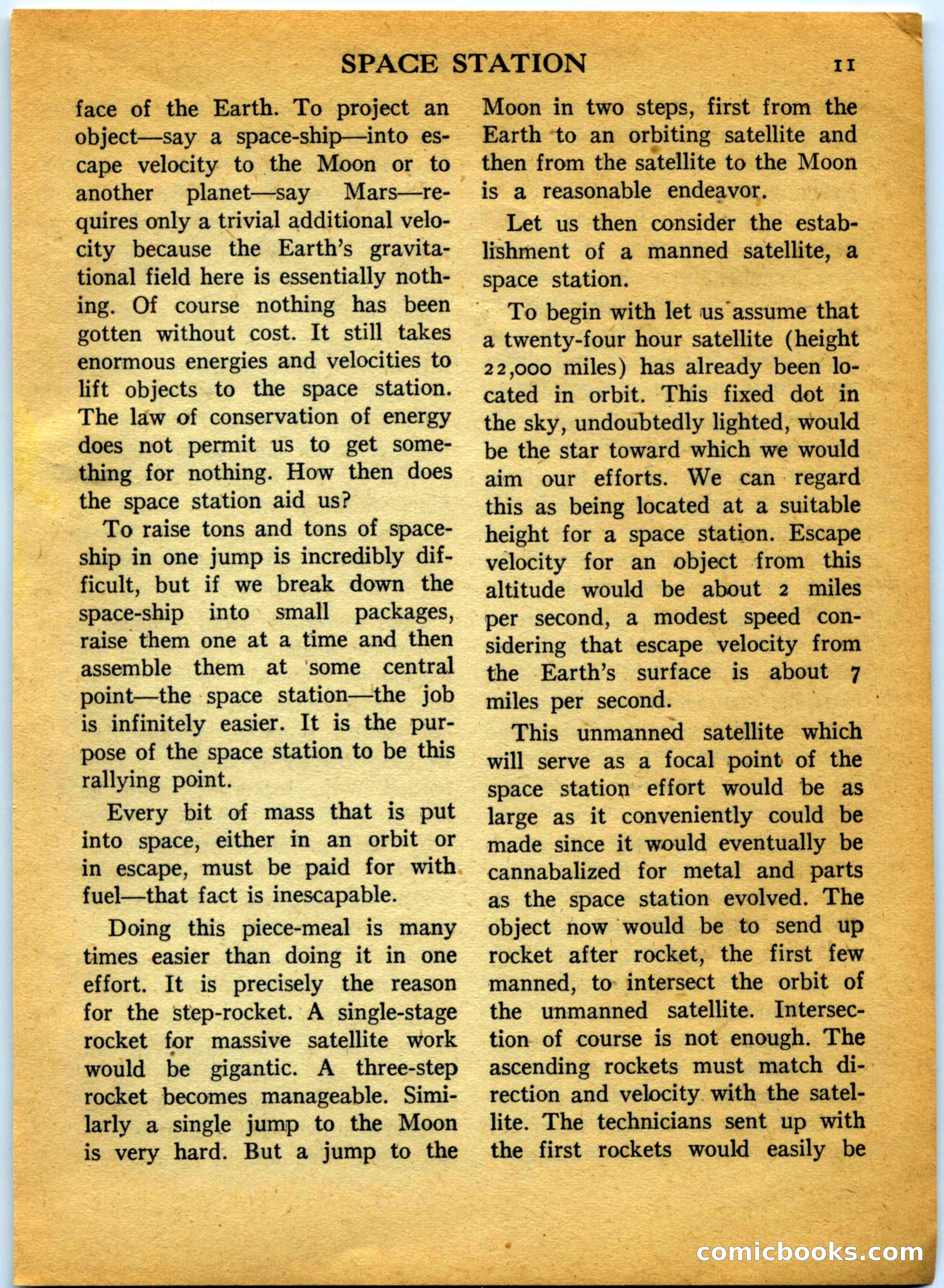 Space Travel, July 1958 — page 11 of 132
