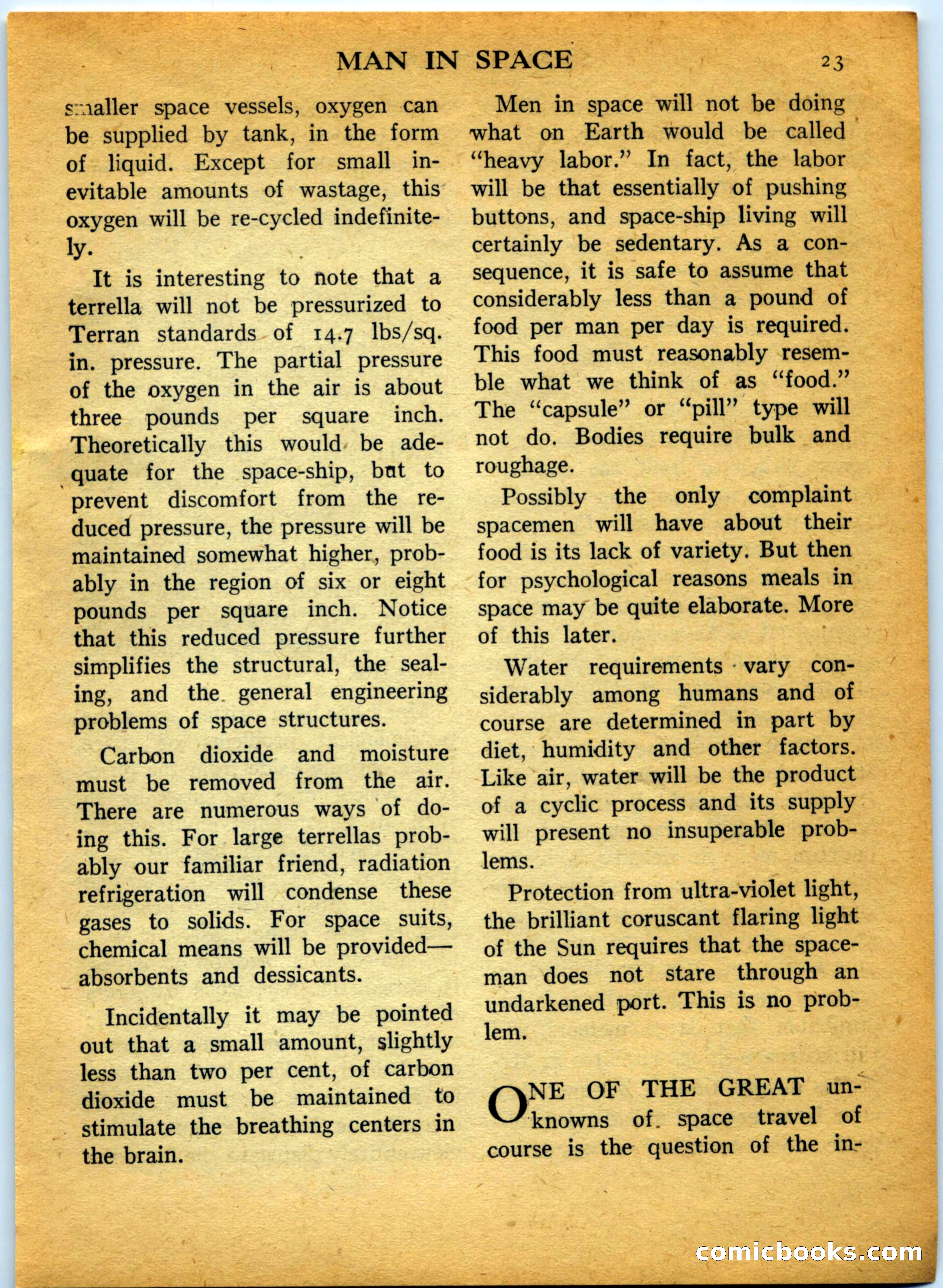 Space Travel, July 1958 — page 23 of 132