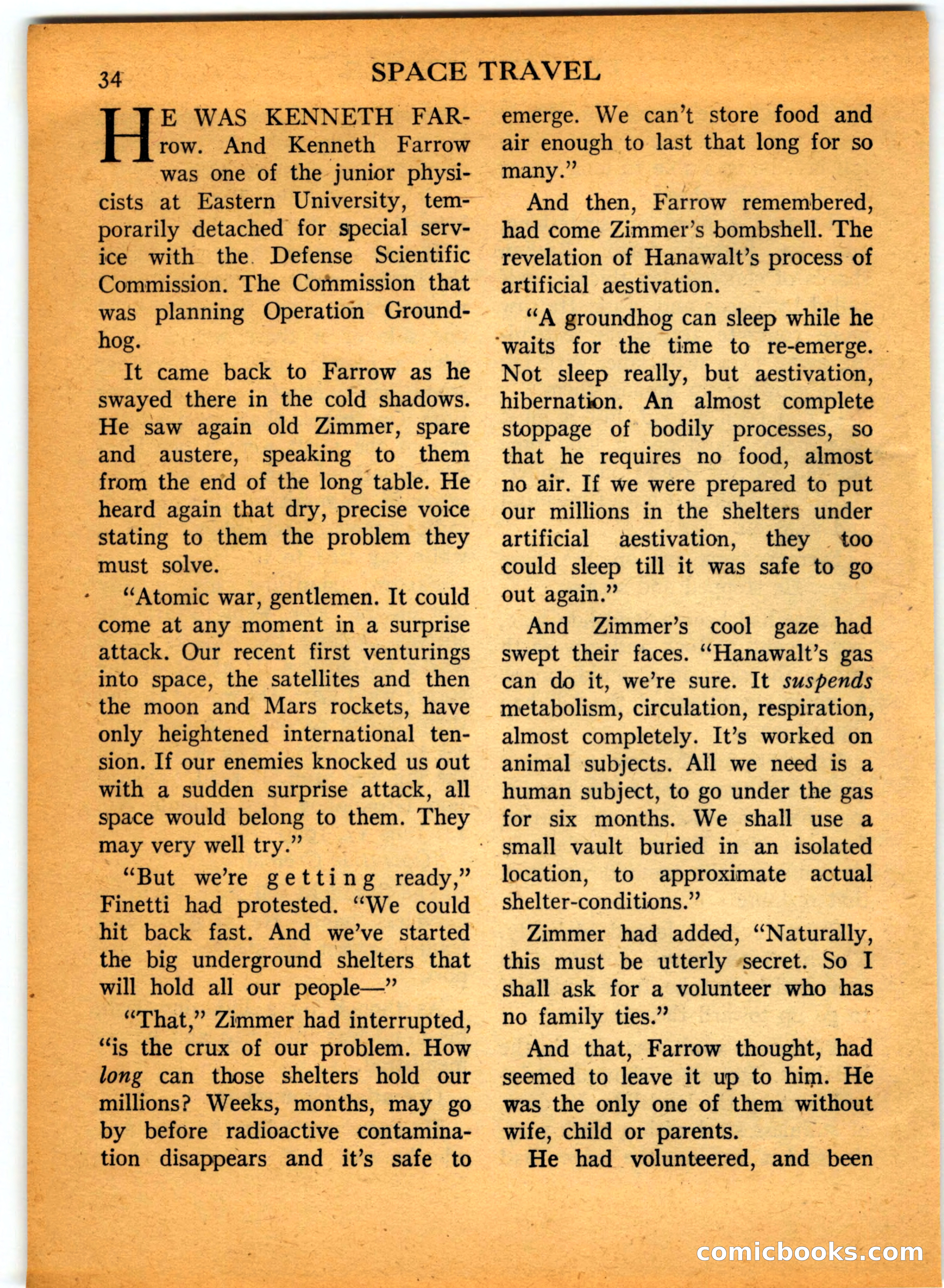 Space Travel, July 1958 — page 34 of 132