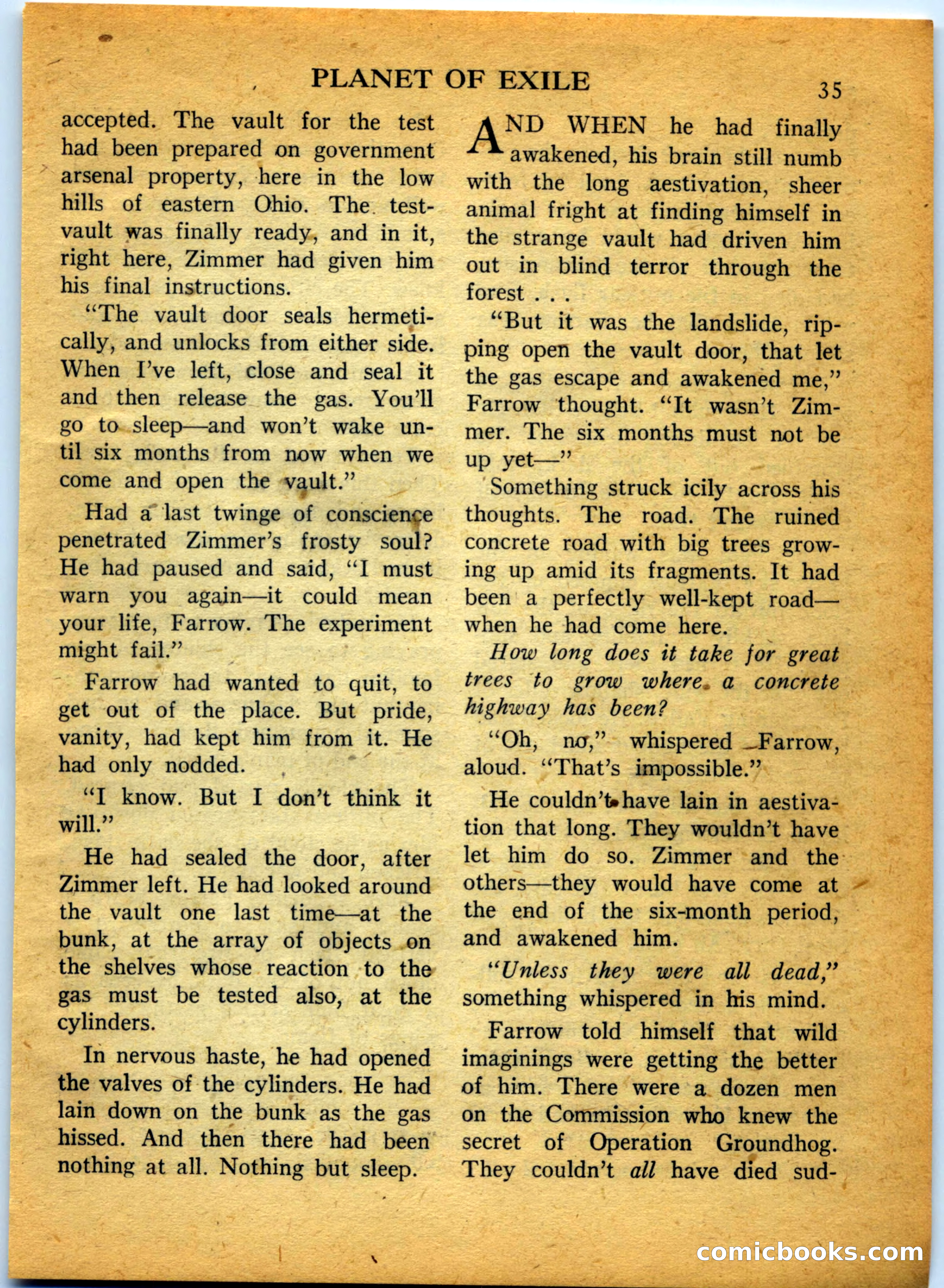 Space Travel, July 1958 — page 35 of 132
