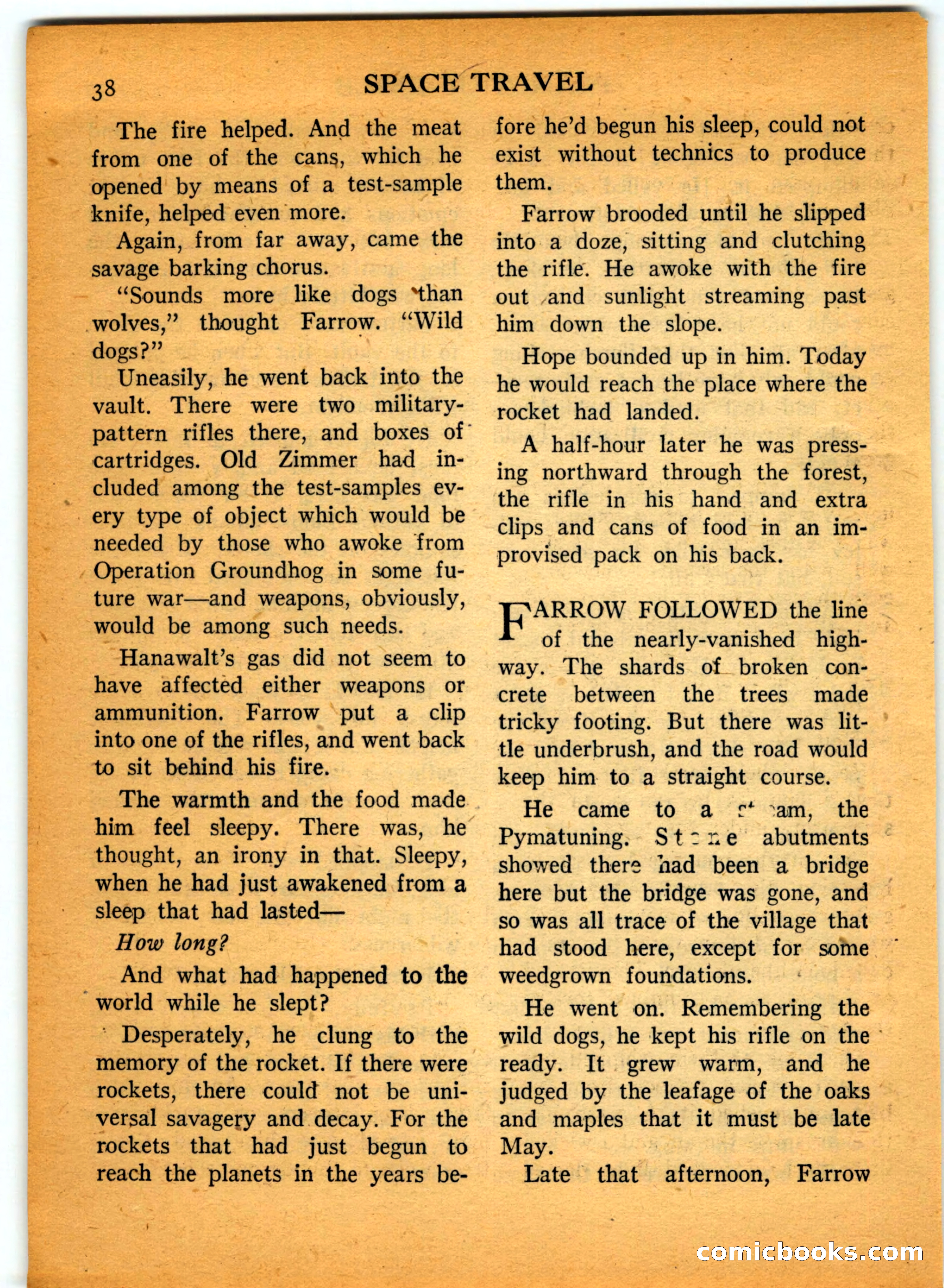 Space Travel, July 1958 — page 38 of 132