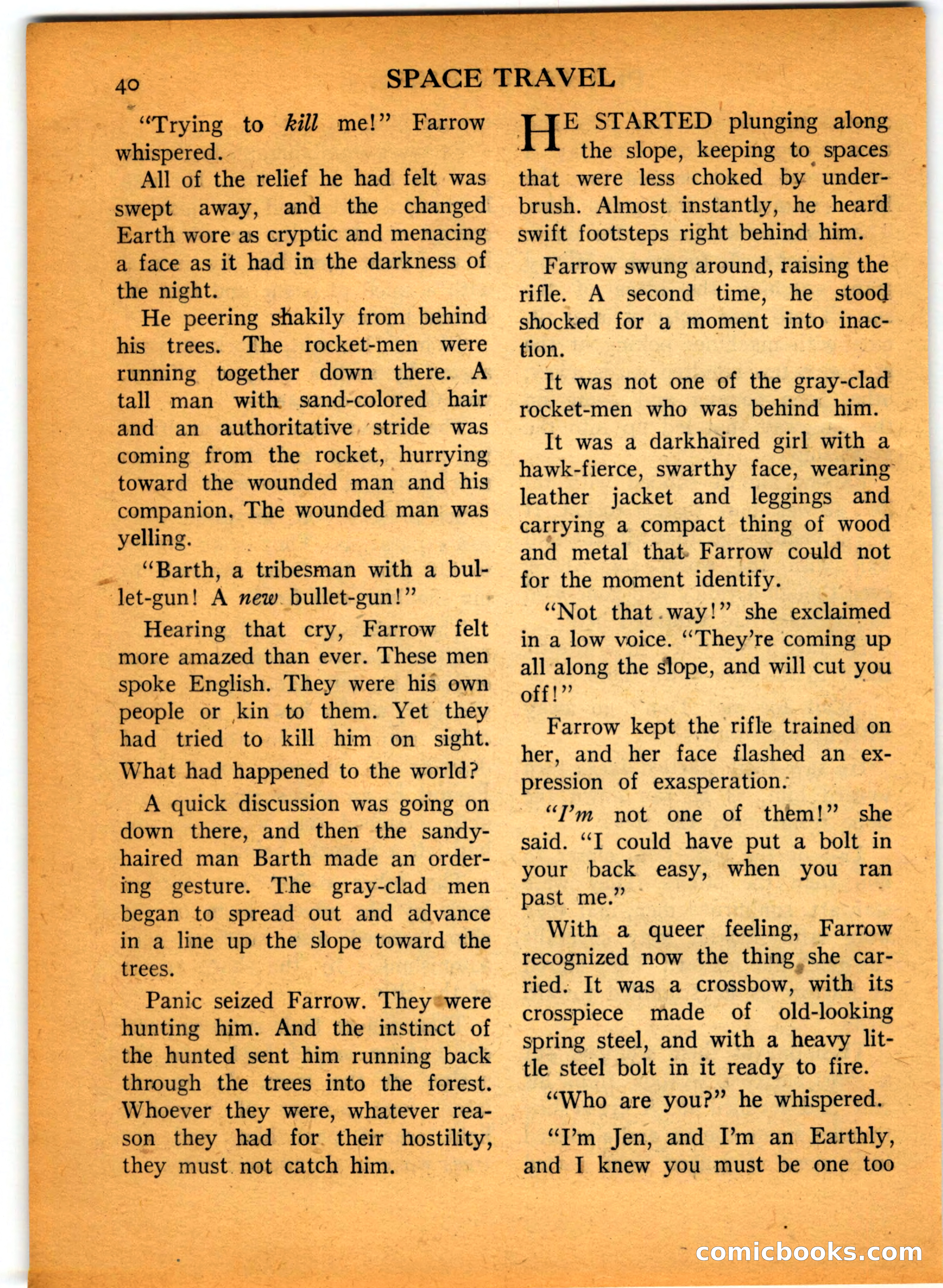 Space Travel, July 1958 — page 40 of 132