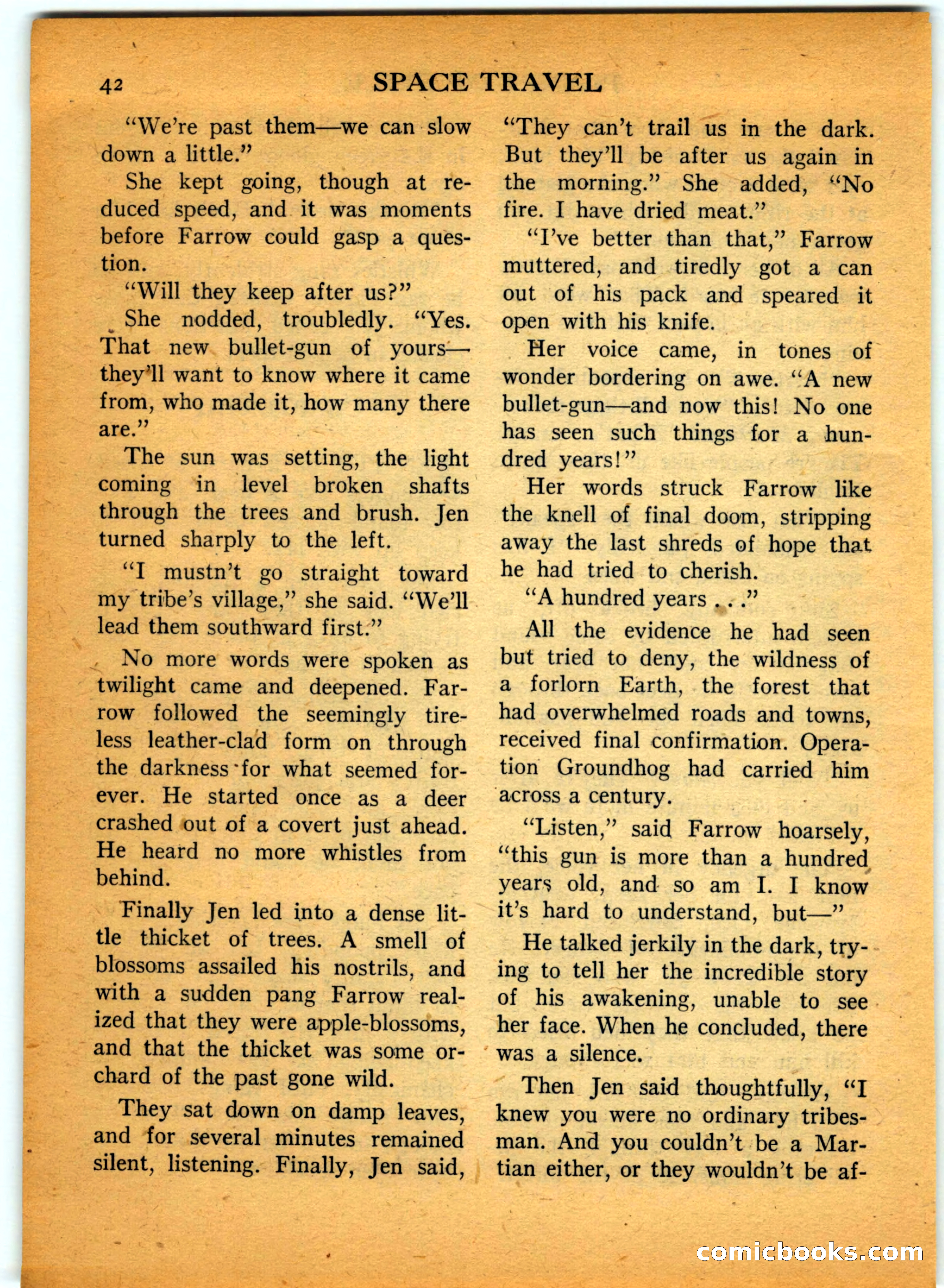 Space Travel, July 1958 — page 42 of 132