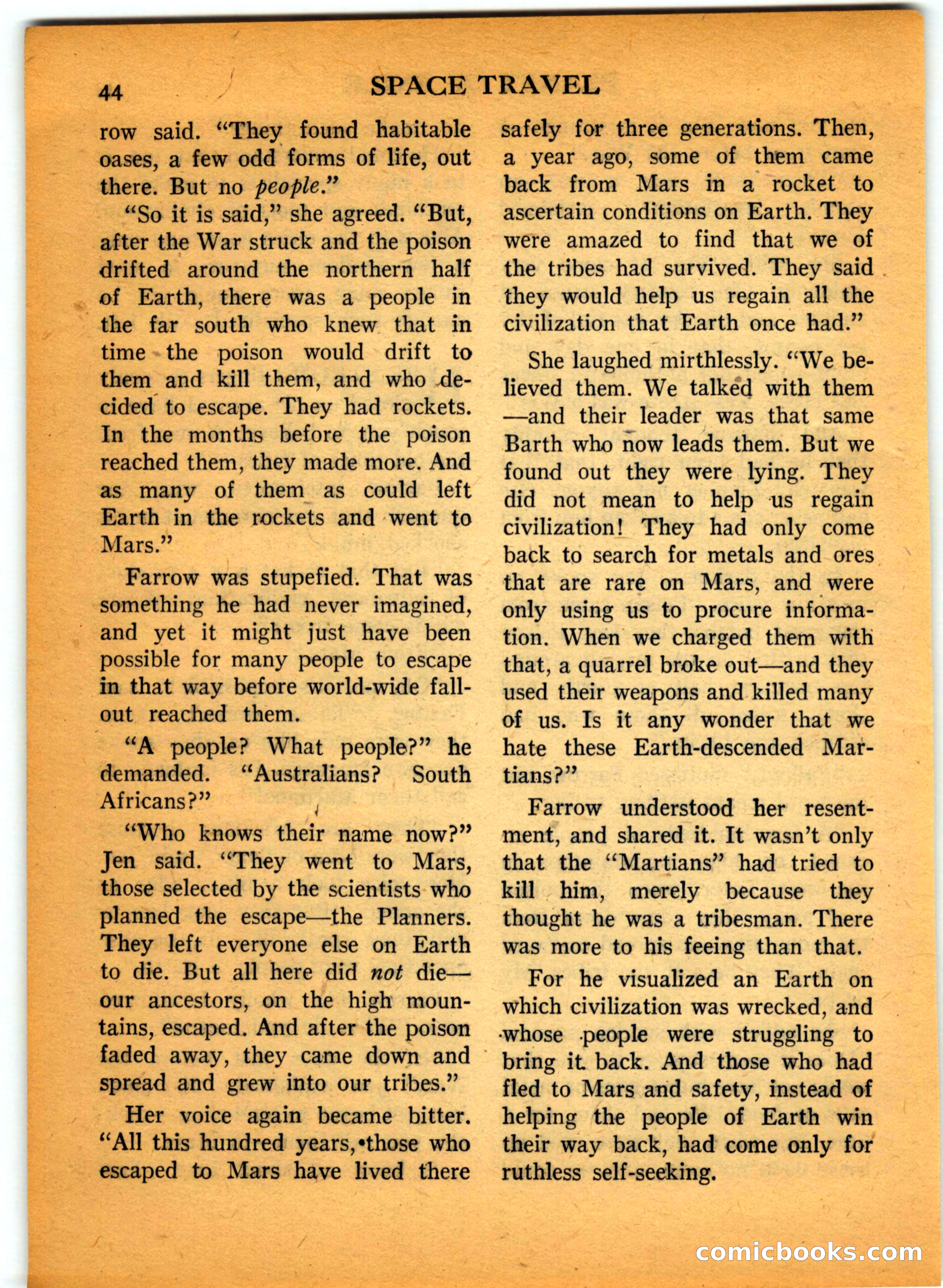 Space Travel, July 1958 — page 44 of 132