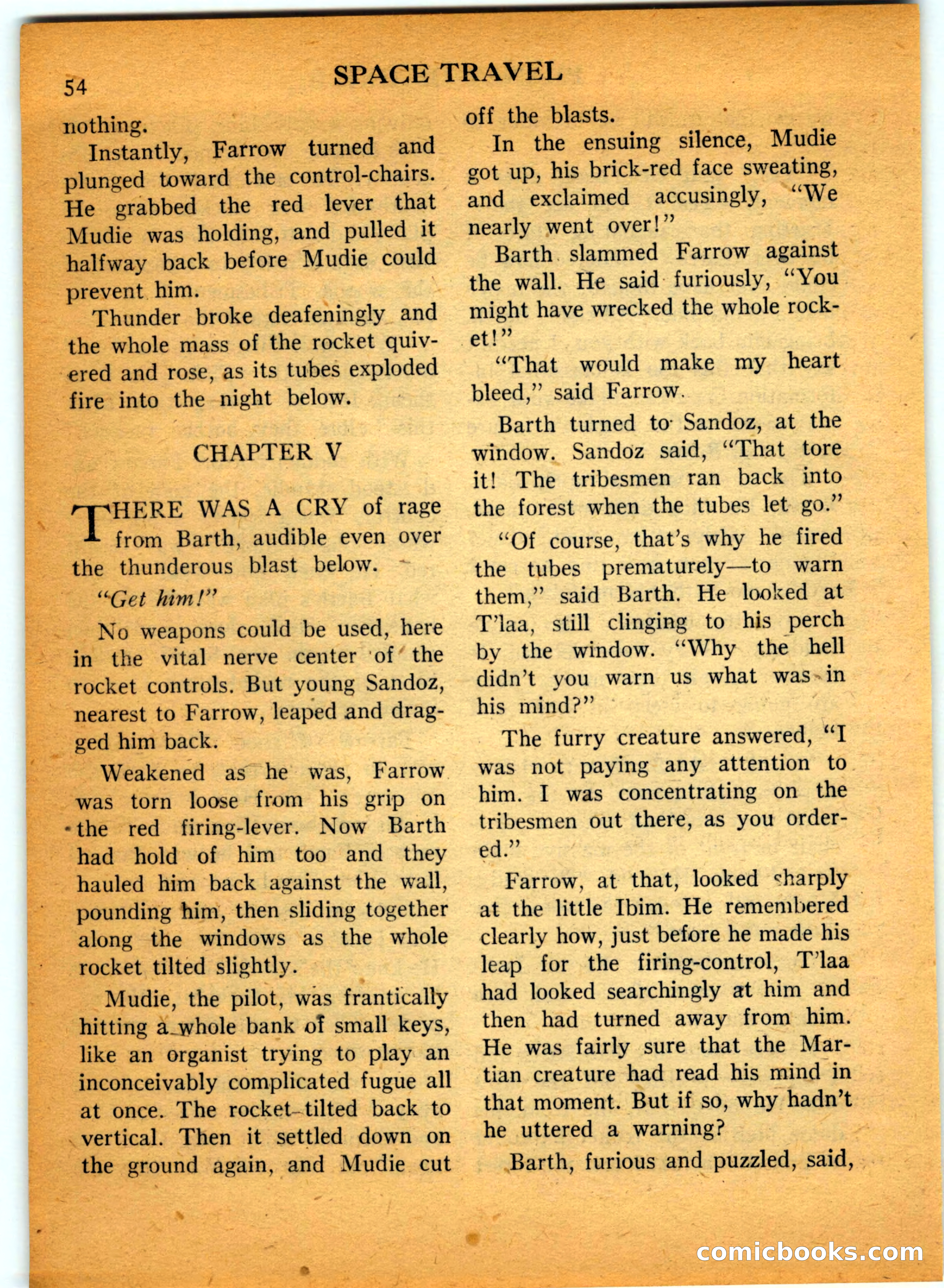 Space Travel, July 1958 — page 54 of 132