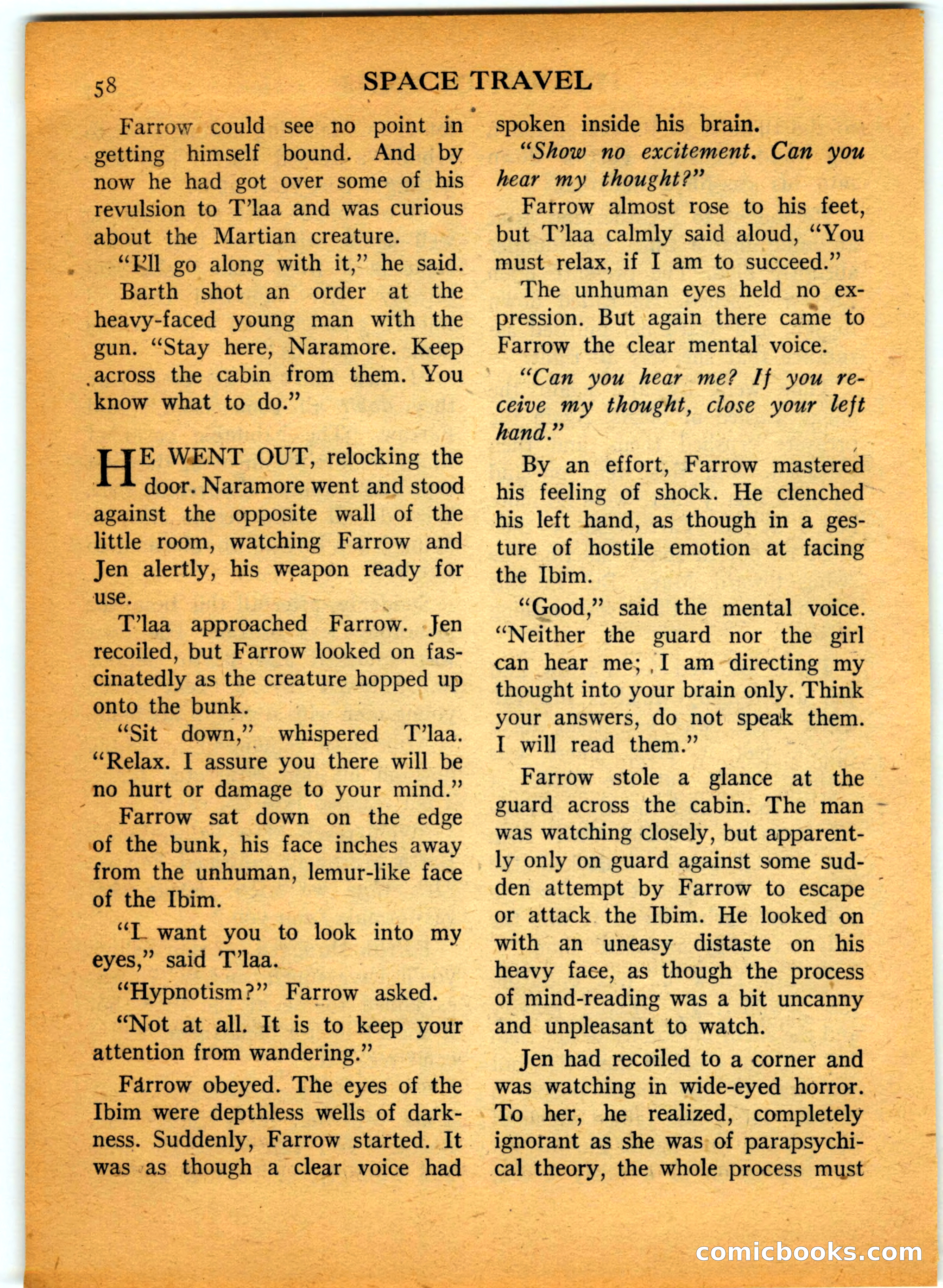 Space Travel, July 1958 — page 58 of 132
