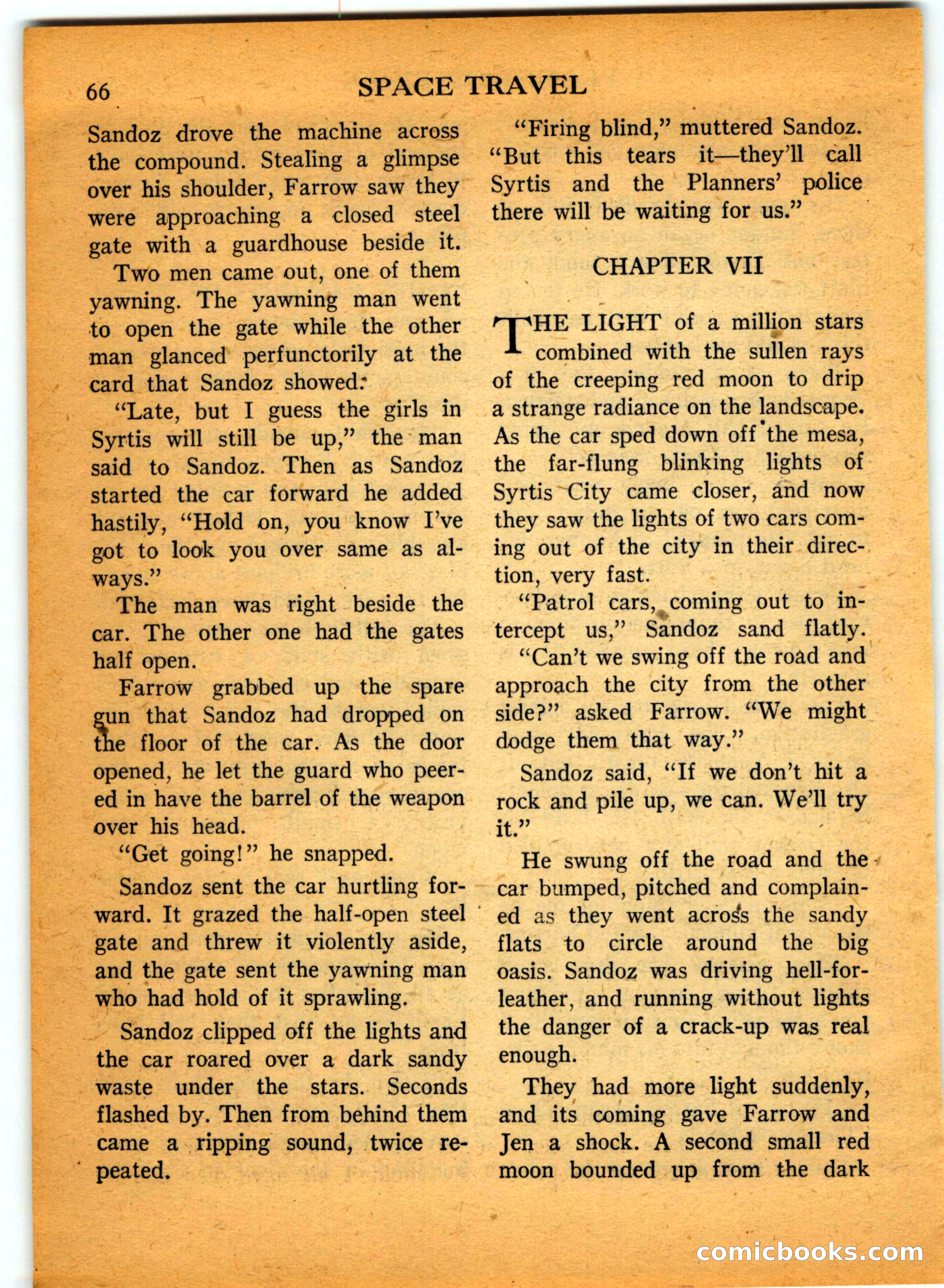Space Travel, July 1958 — page 66 of 132