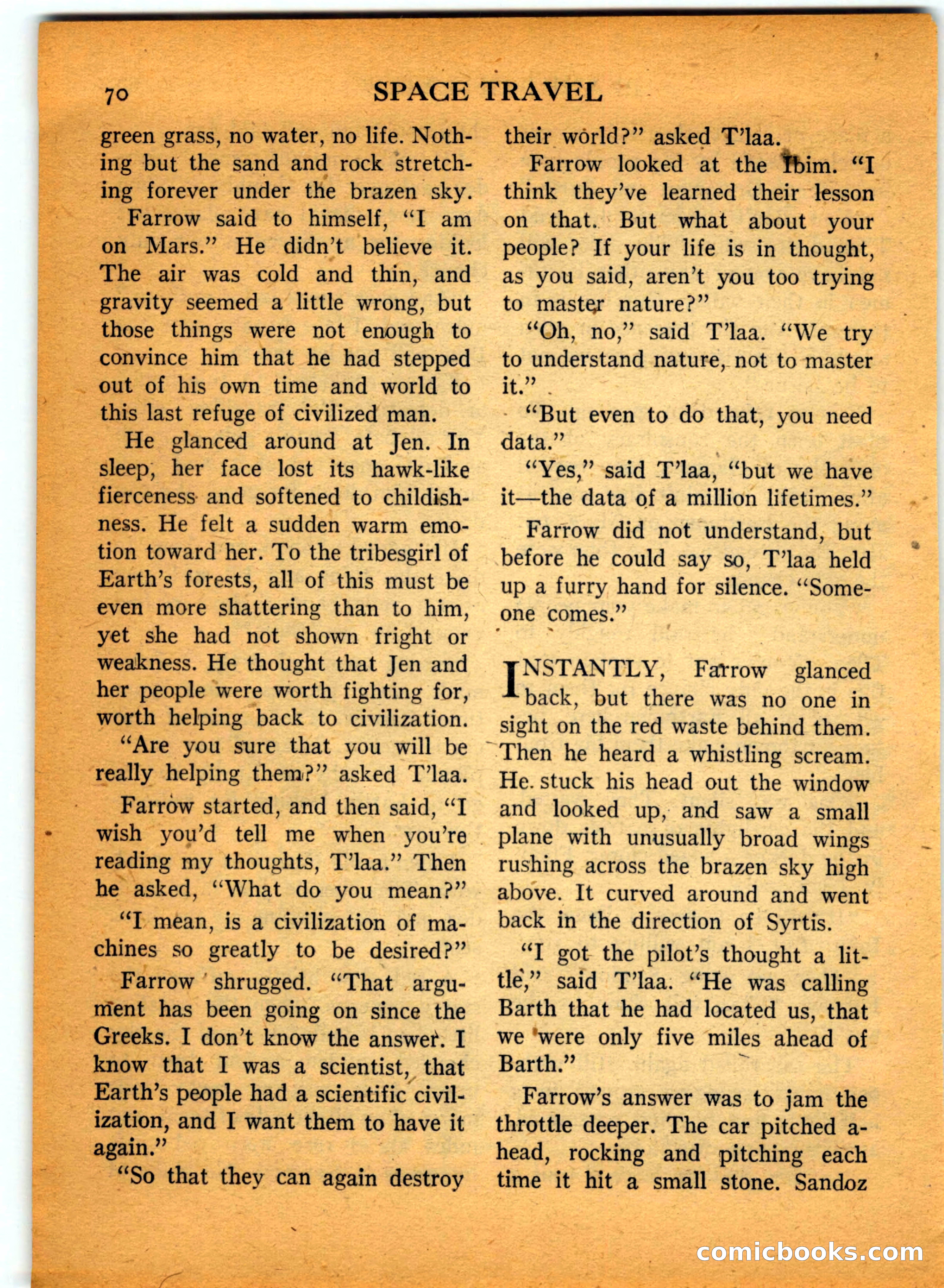 Space Travel, July 1958 — page 70 of 132