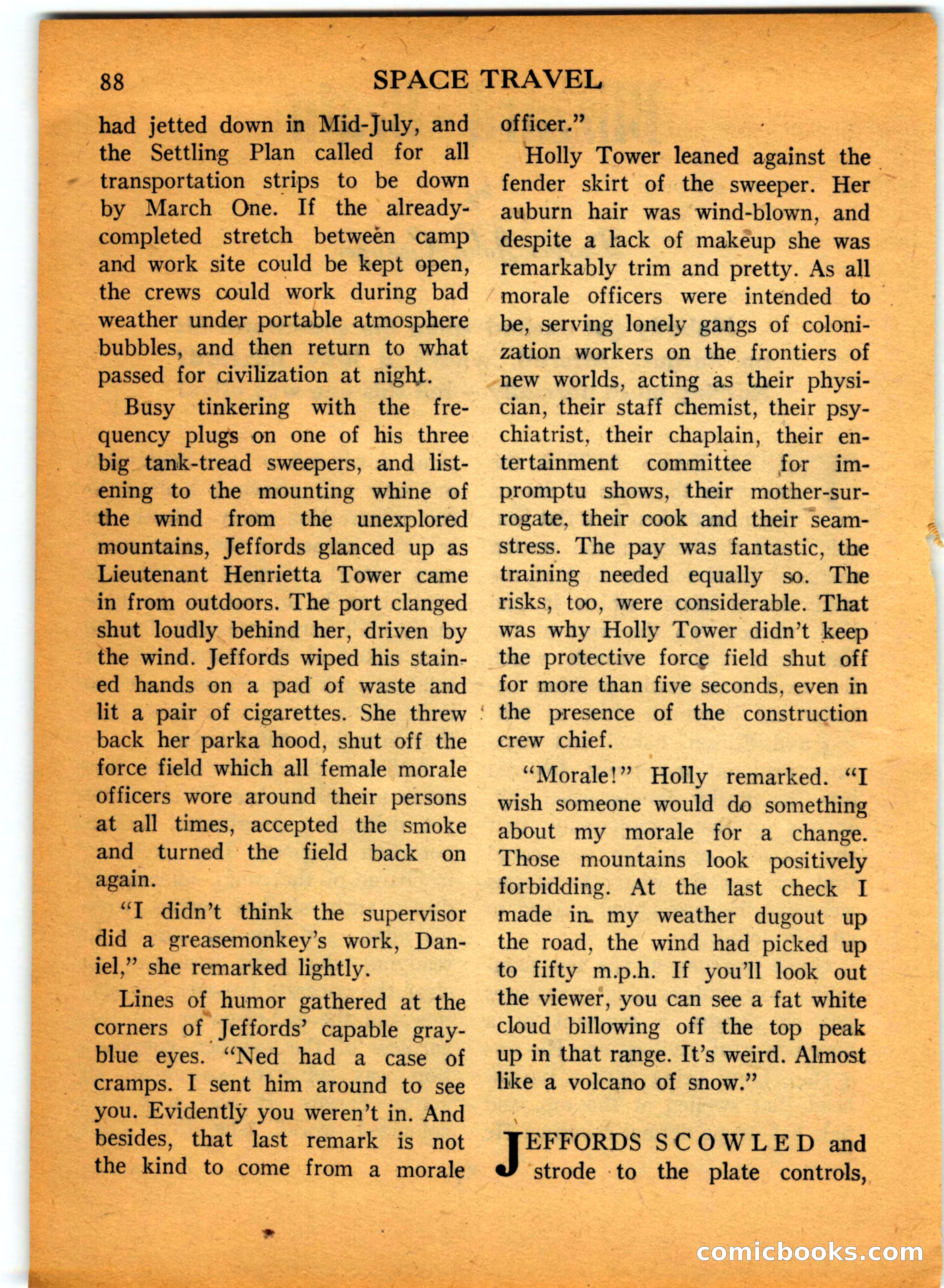 Space Travel, July 1958 — page 88 of 132