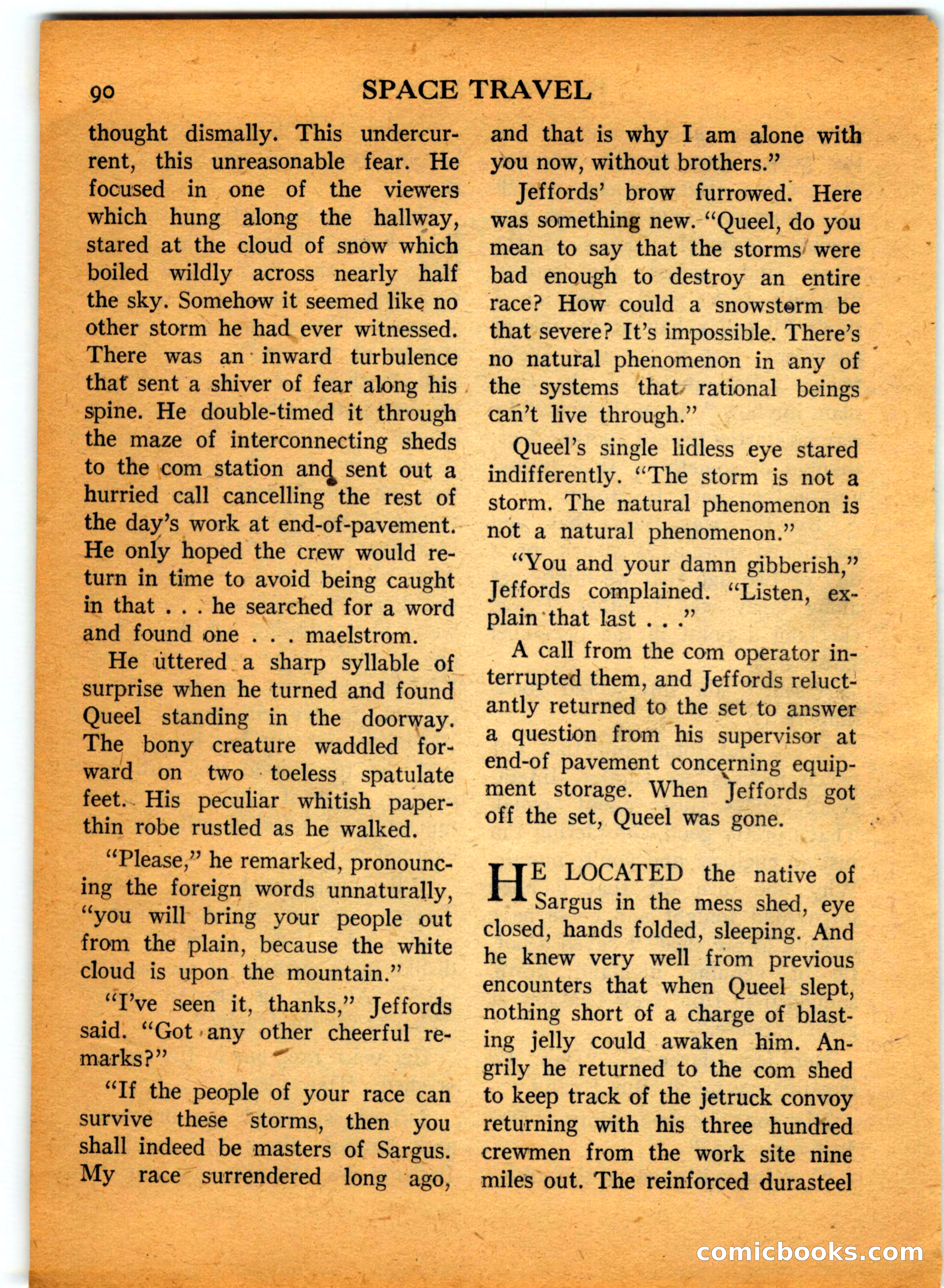 Space Travel, July 1958 — page 90 of 132