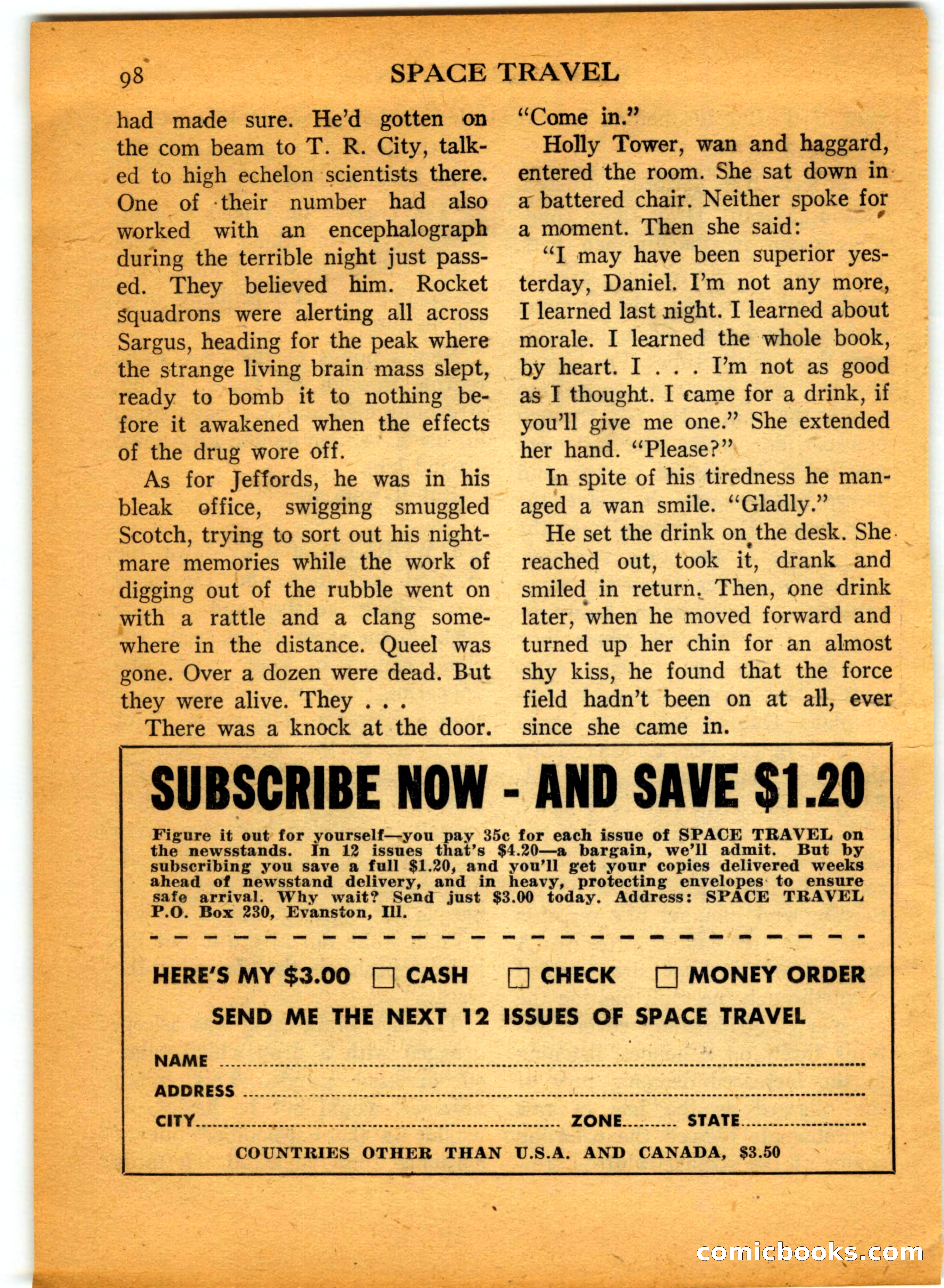 Space Travel, July 1958 — page 98 of 132