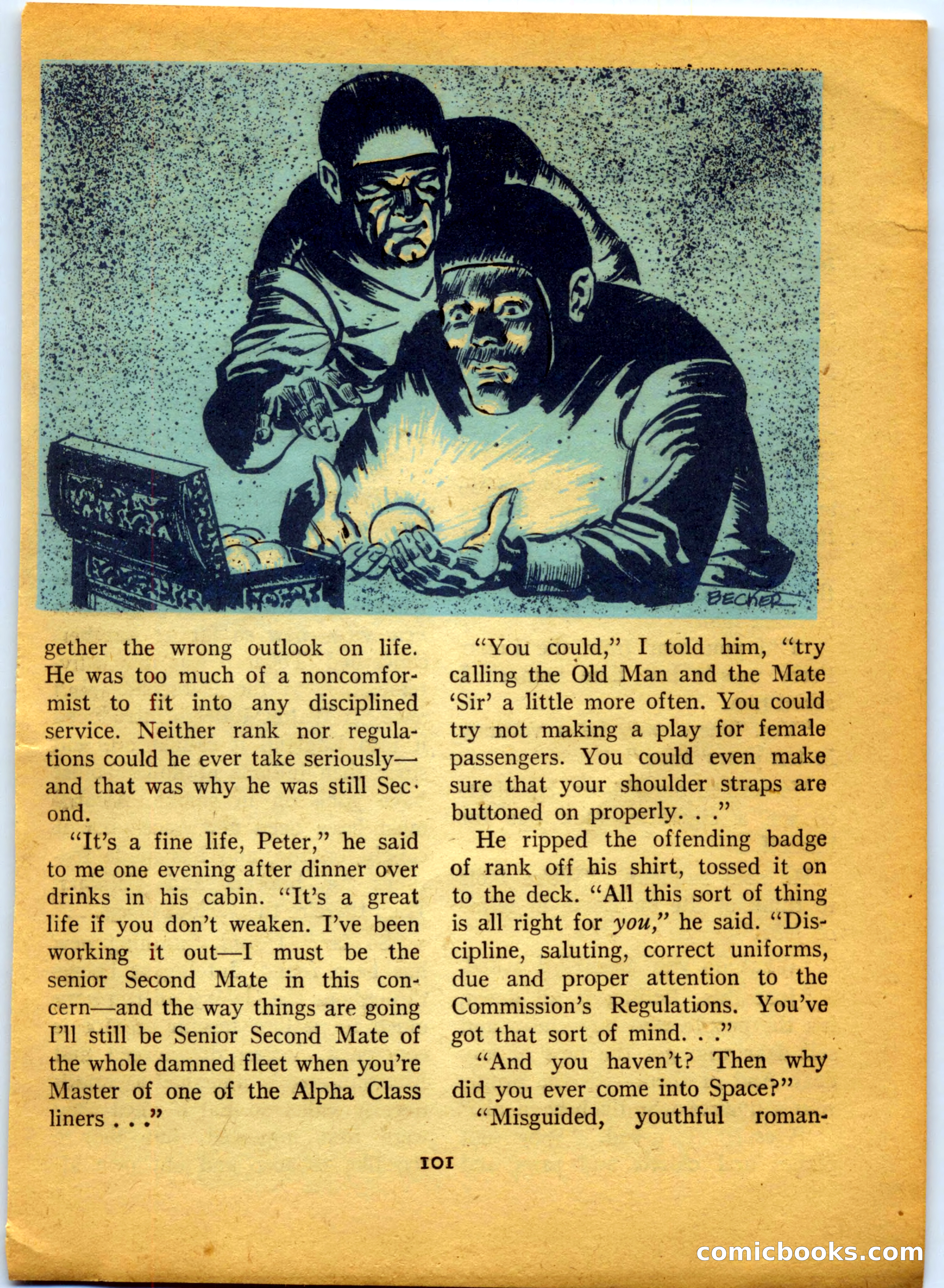 Space Travel, July 1958 — page 101 of 132