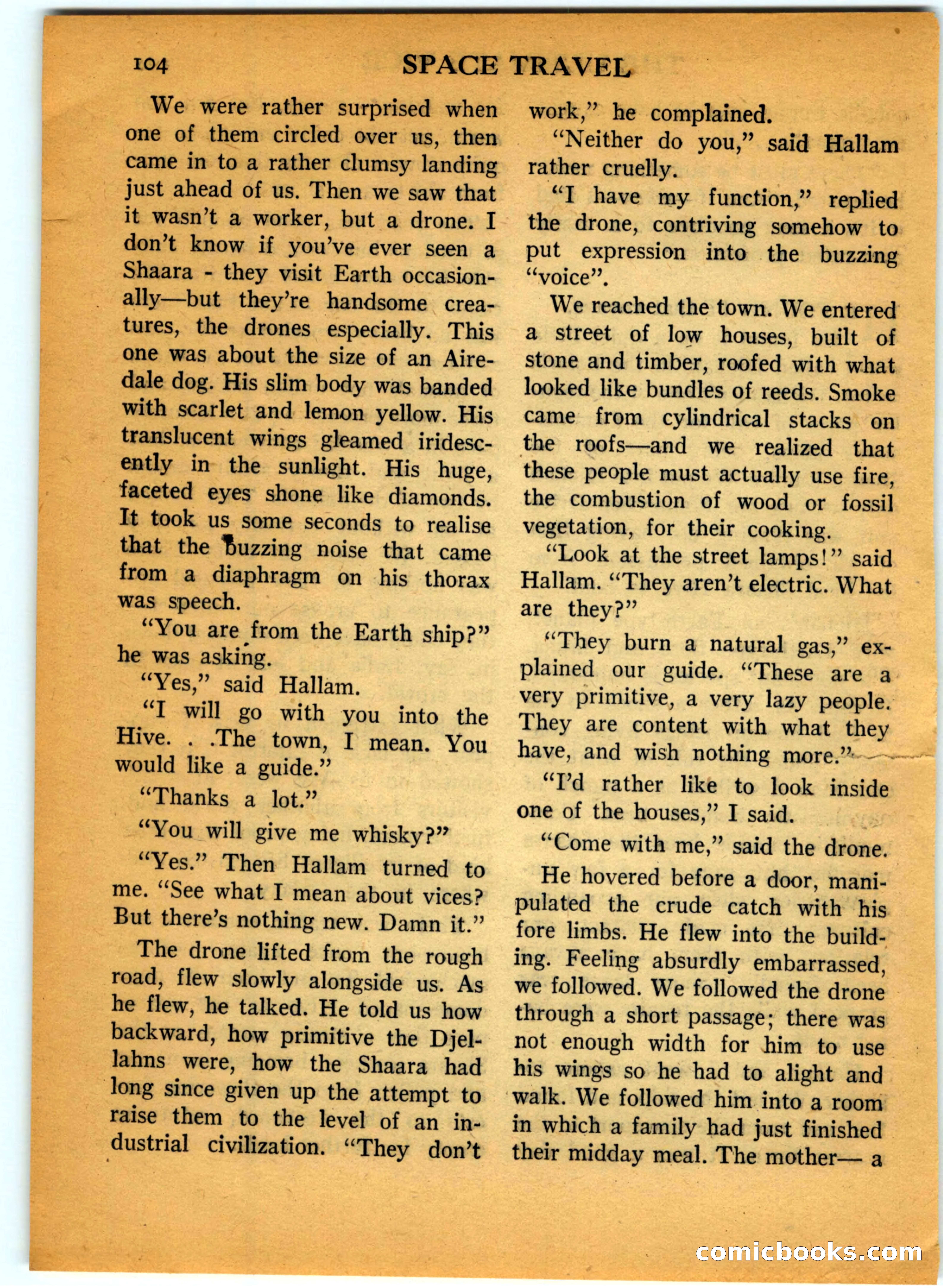 Space Travel, July 1958 — page 104 of 132