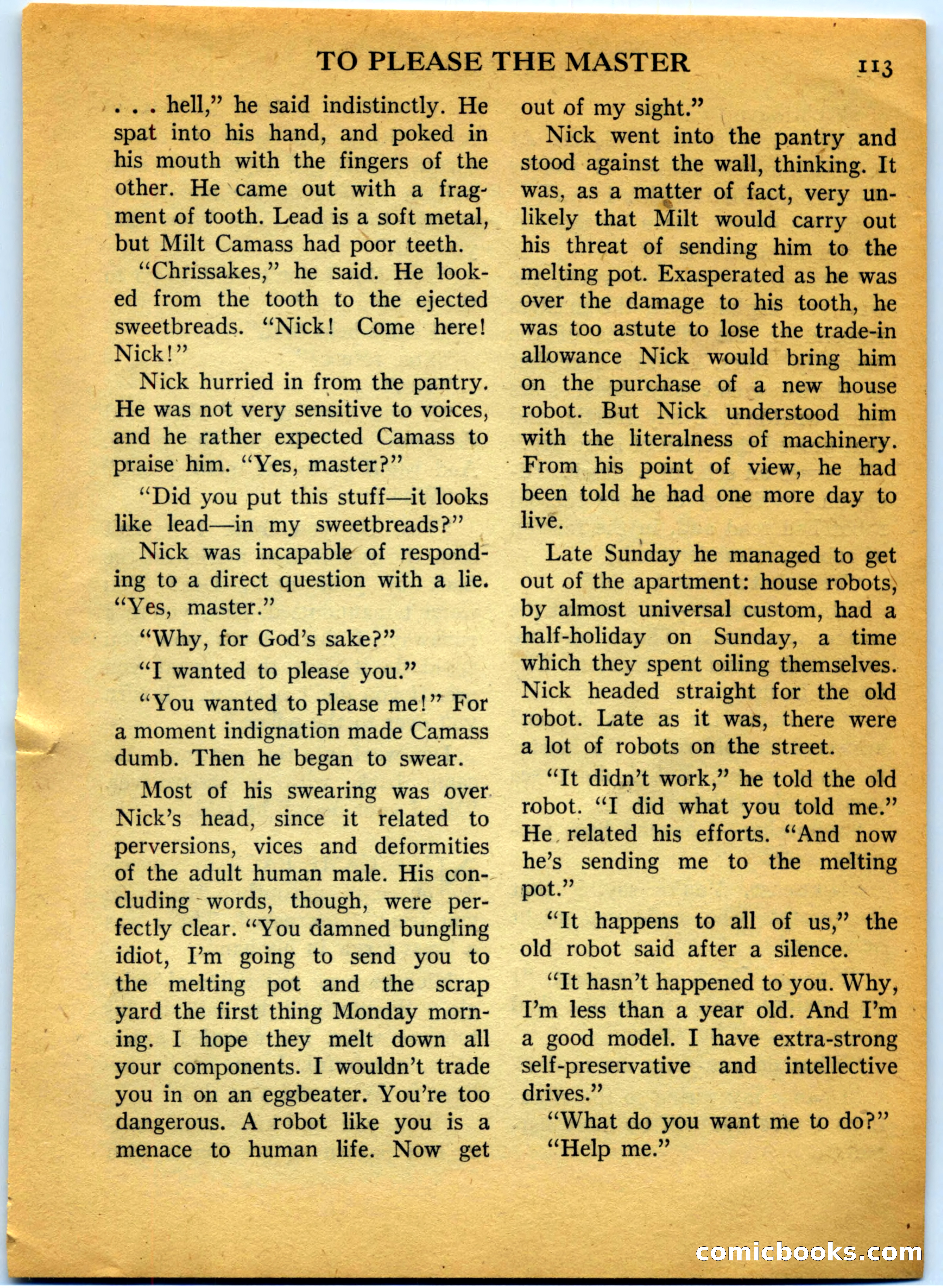 Space Travel, July 1958 — page 113 of 132