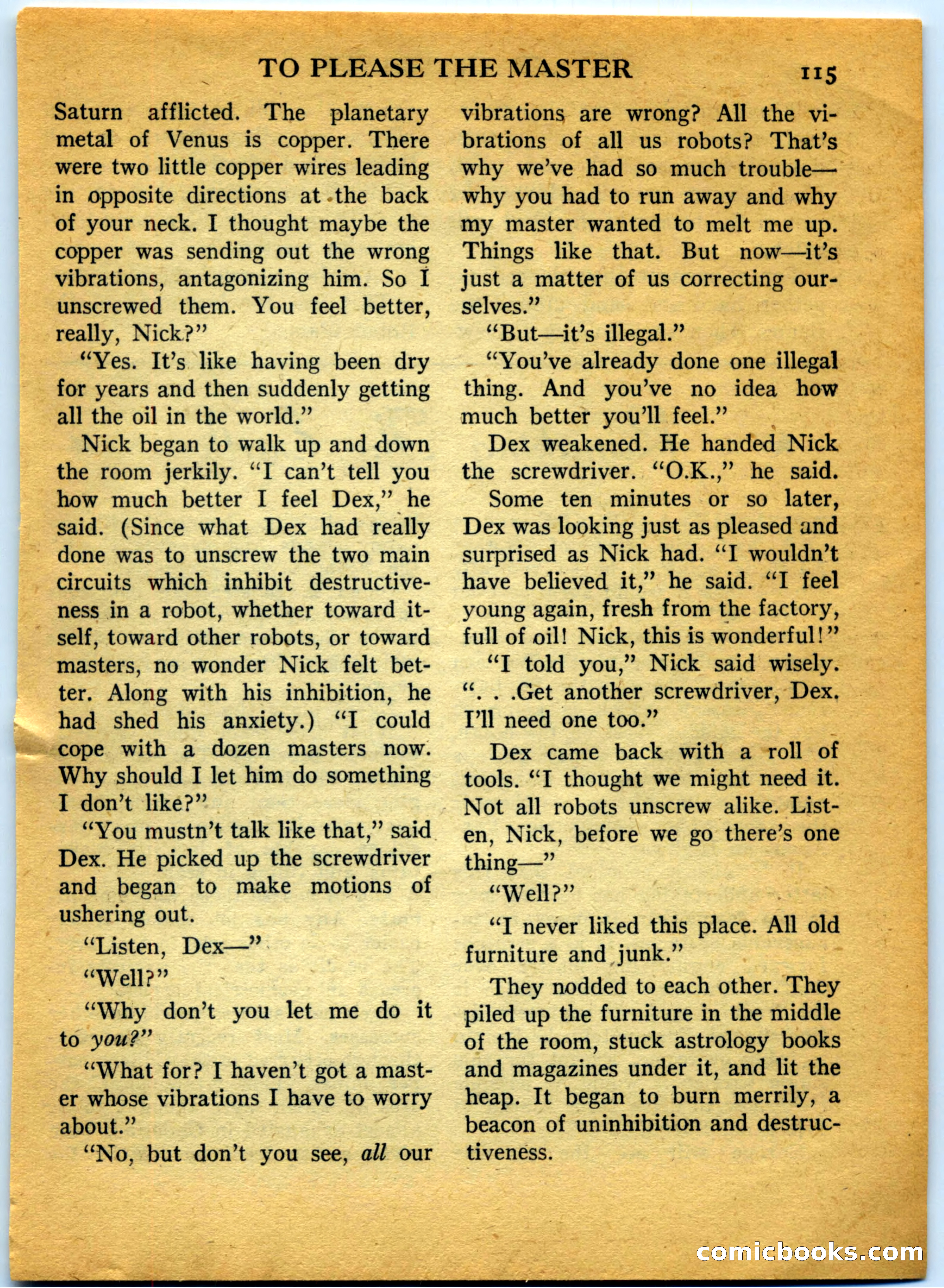 Space Travel, July 1958 — page 115 of 132