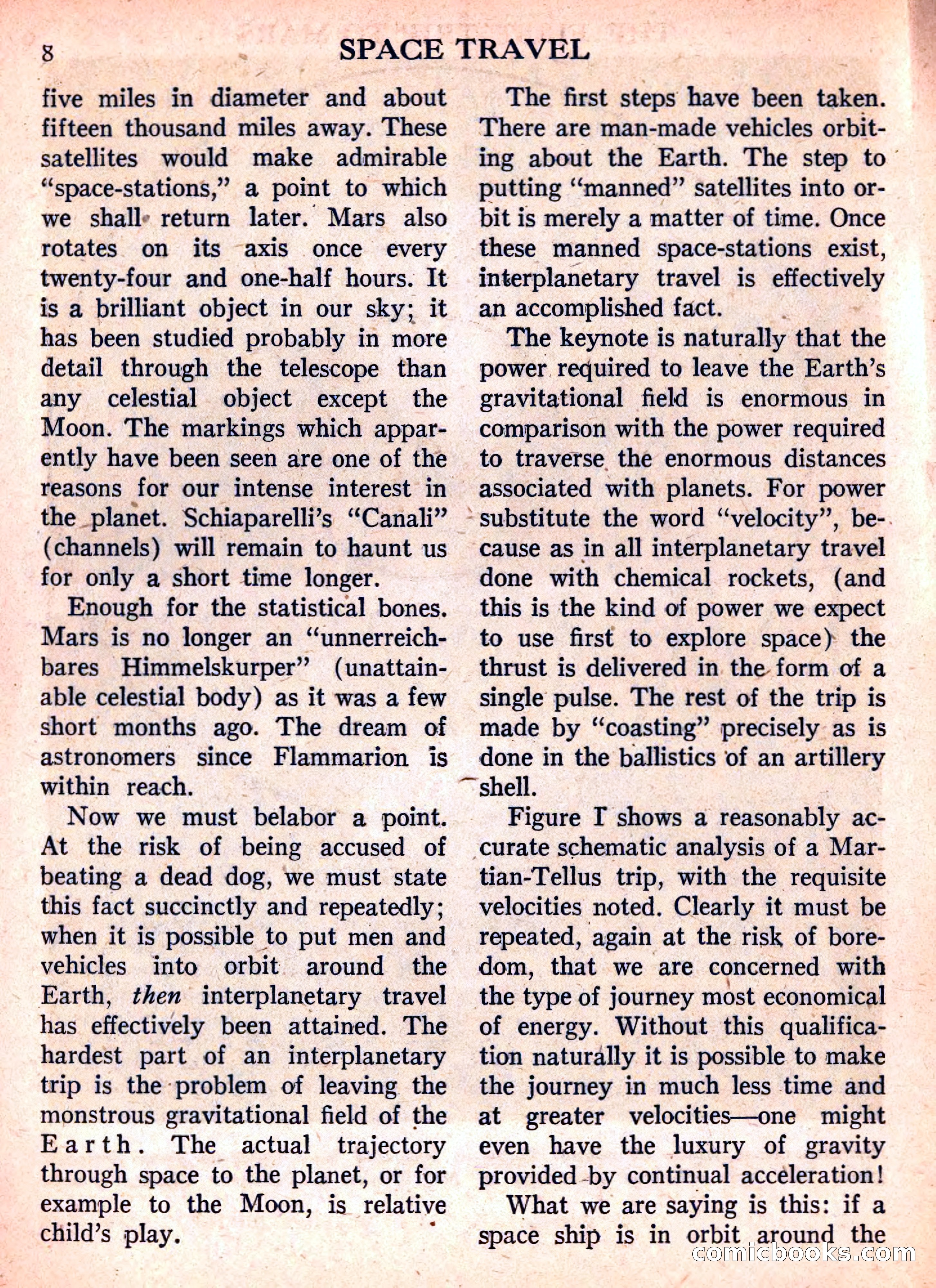 Space Travel, September 1958 — page 8 of 132