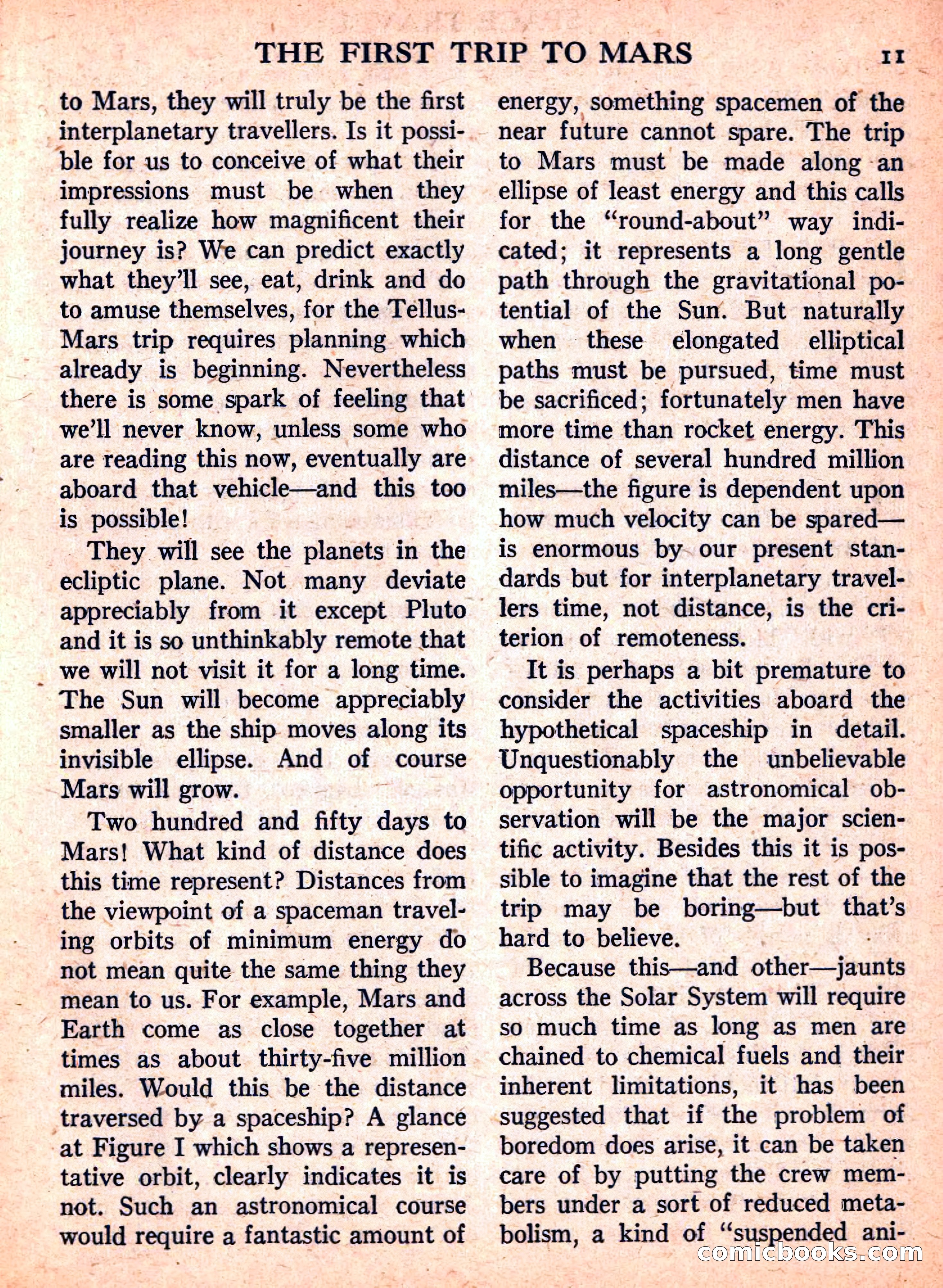 Space Travel, September 1958 — page 11 of 132