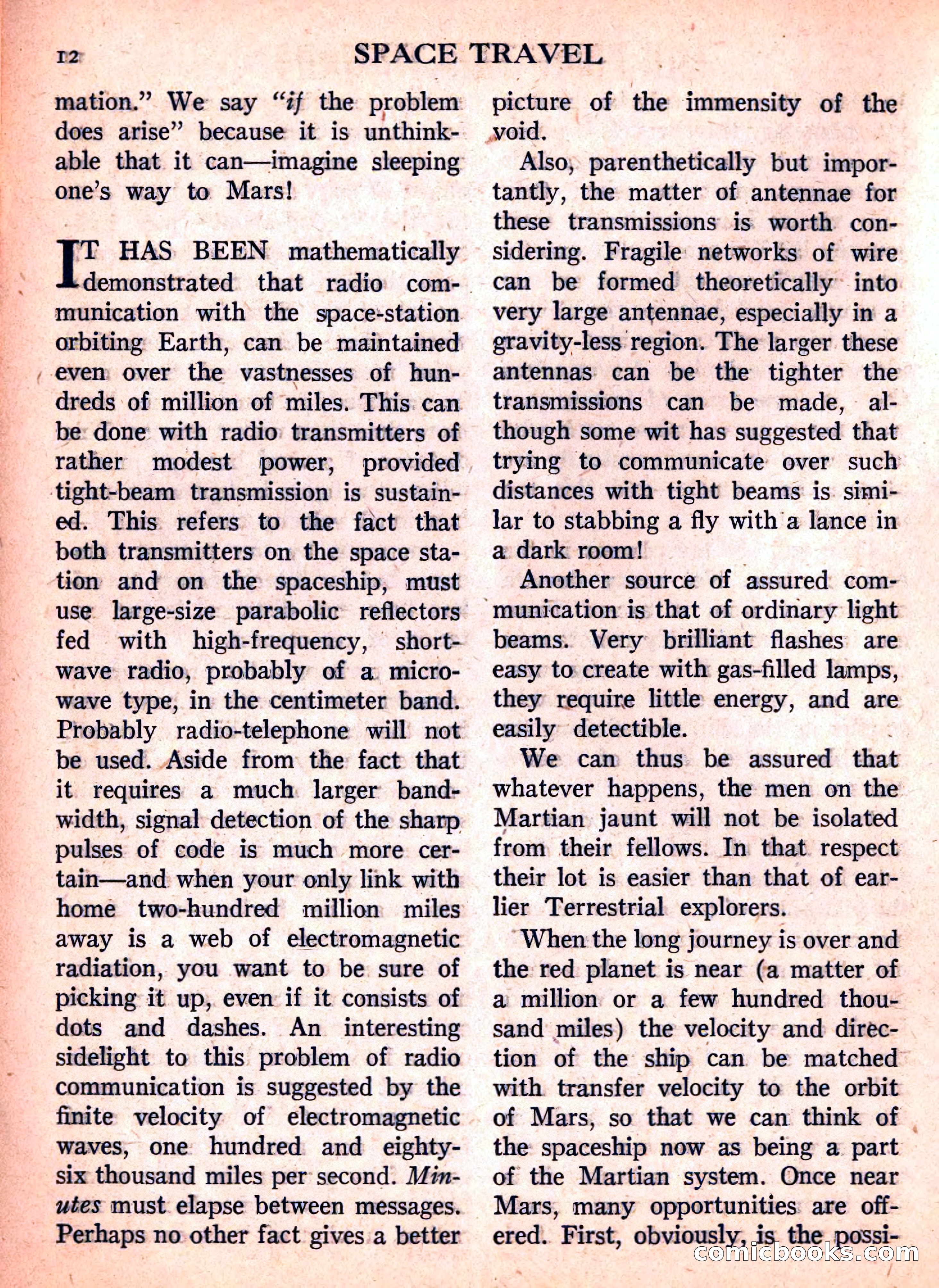 Space Travel, September 1958 — page 12 of 132