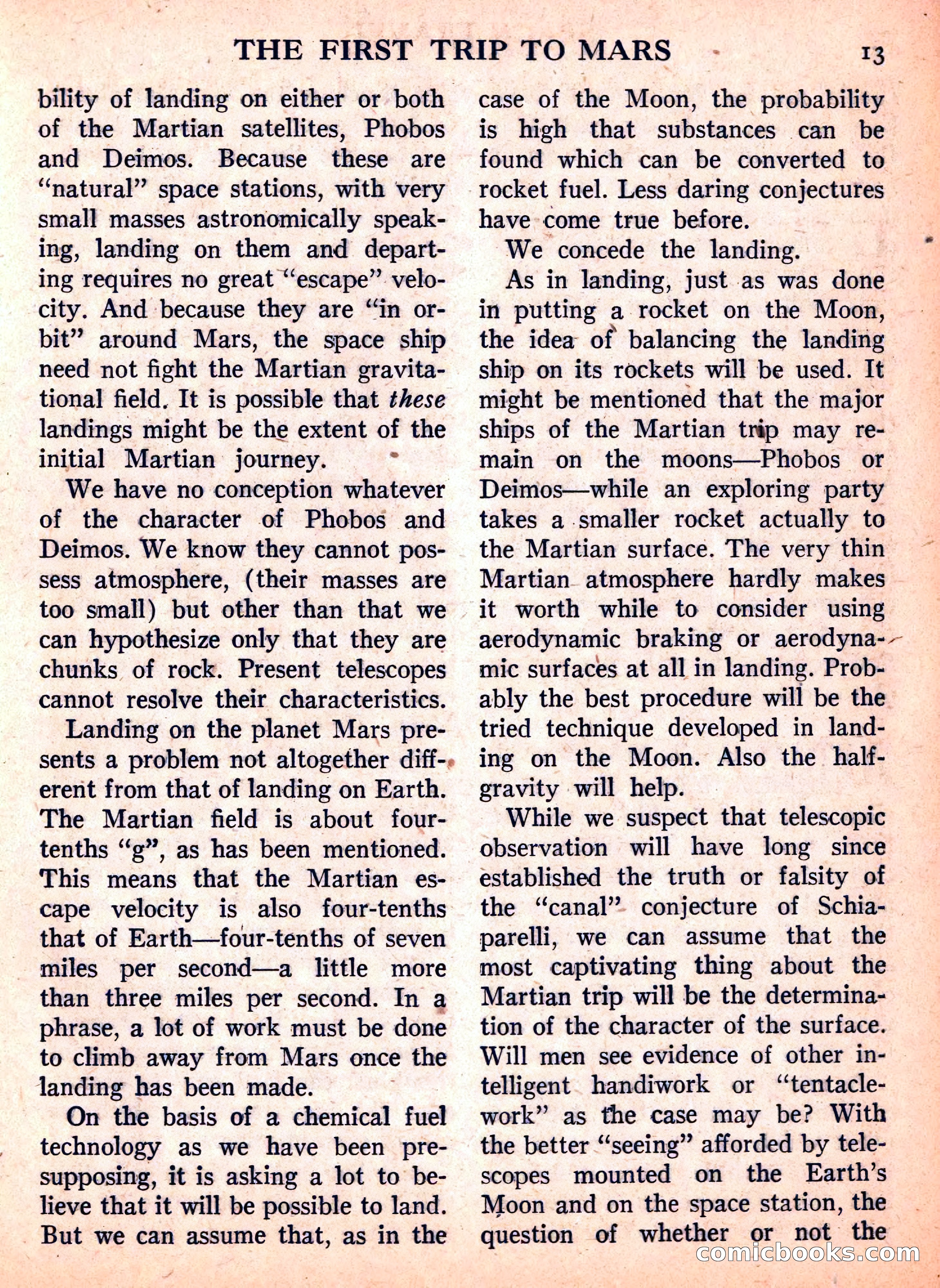 Space Travel, September 1958 — page 13 of 132