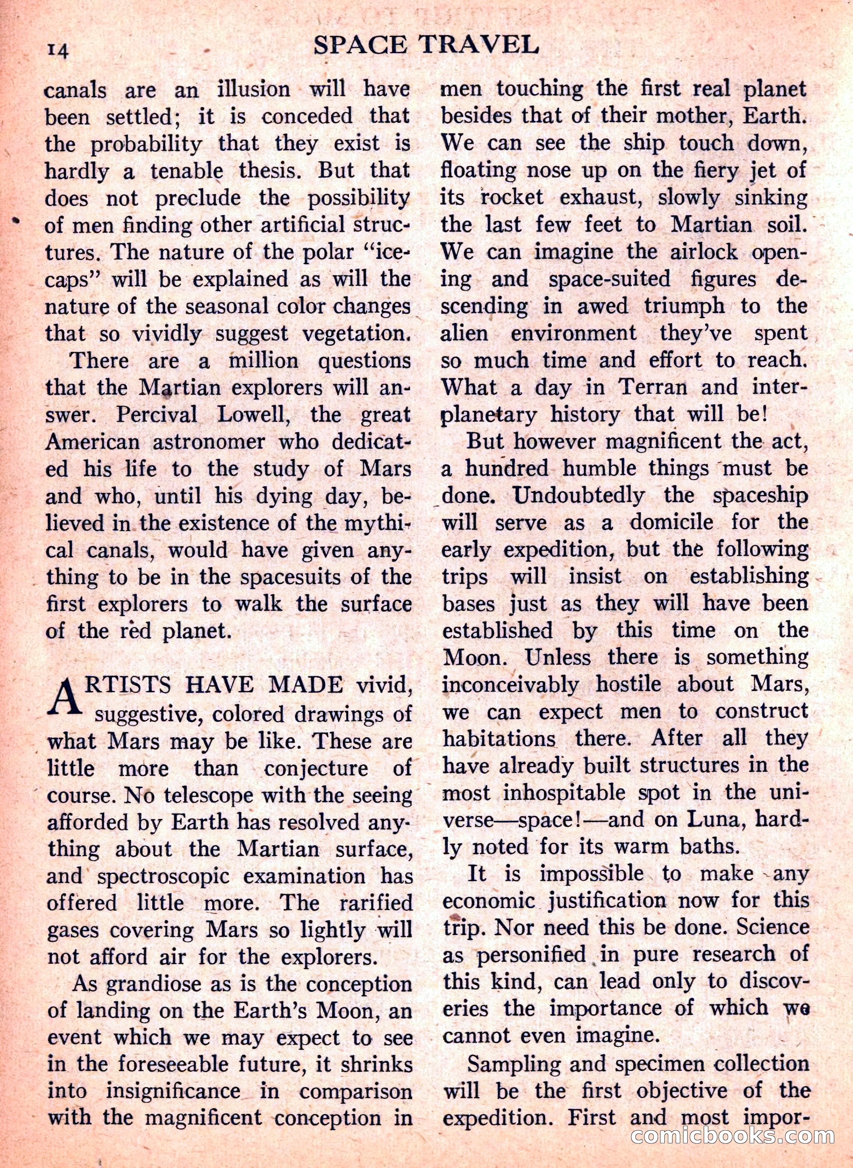 Space Travel, September 1958 — page 14 of 132