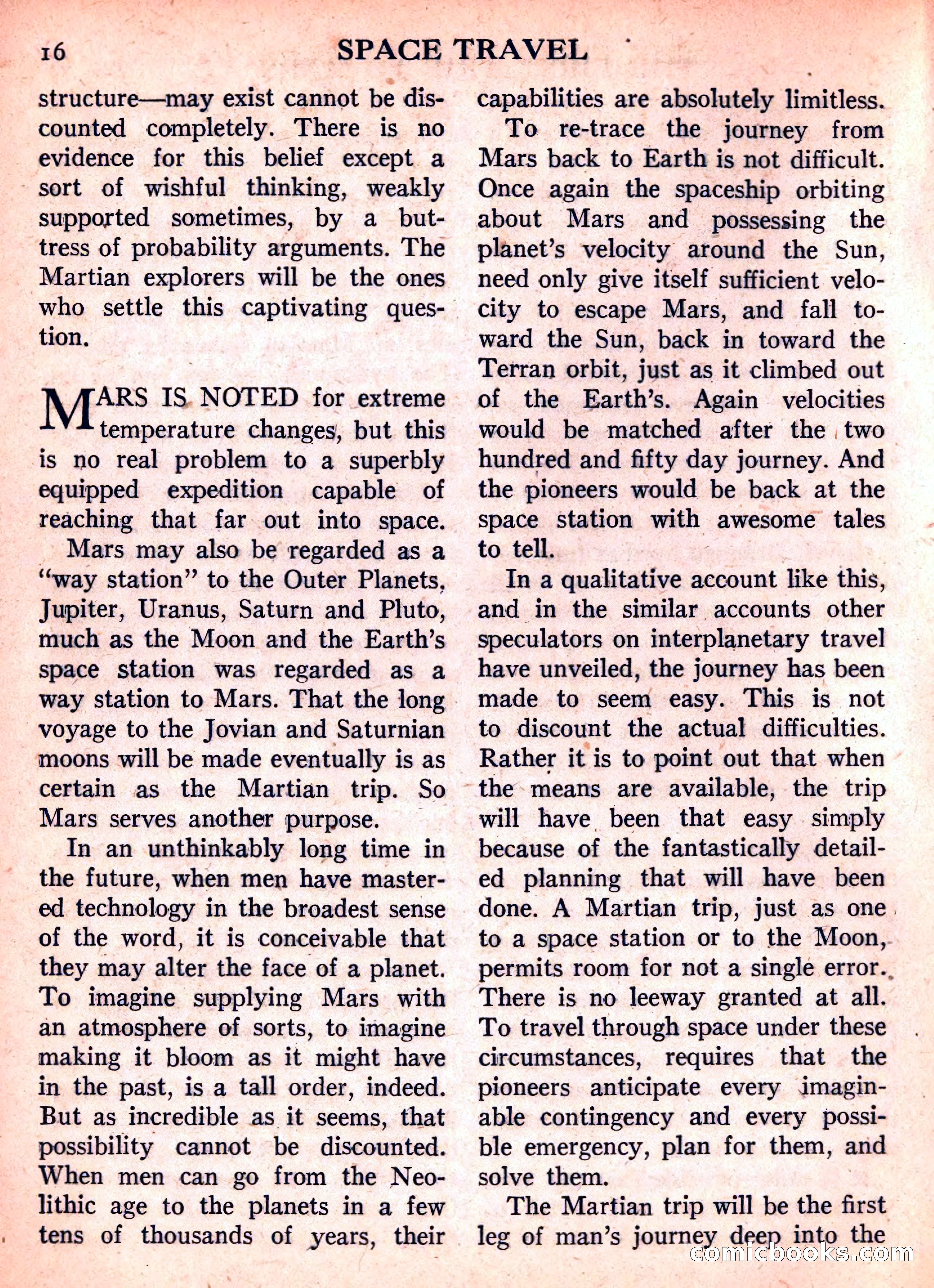 Space Travel, September 1958 — page 16 of 132