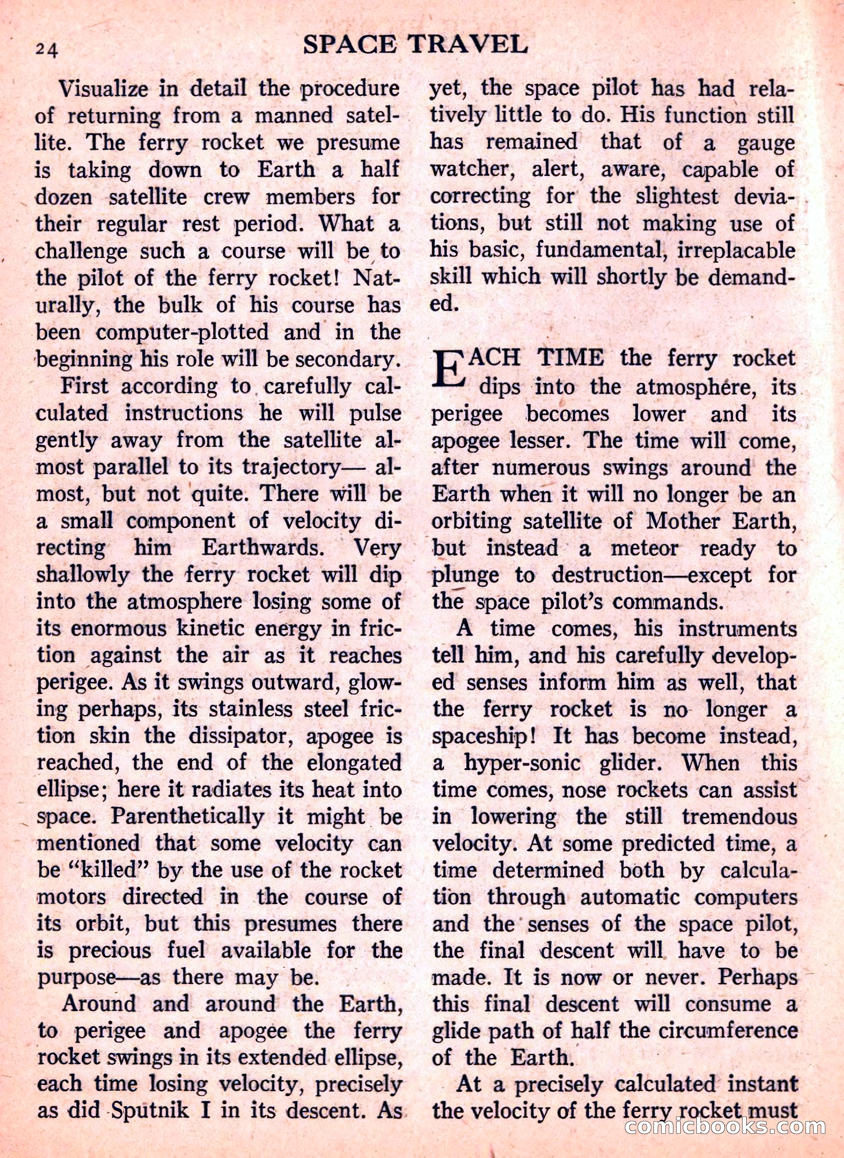 Space Travel, September 1958 — page 24 of 132