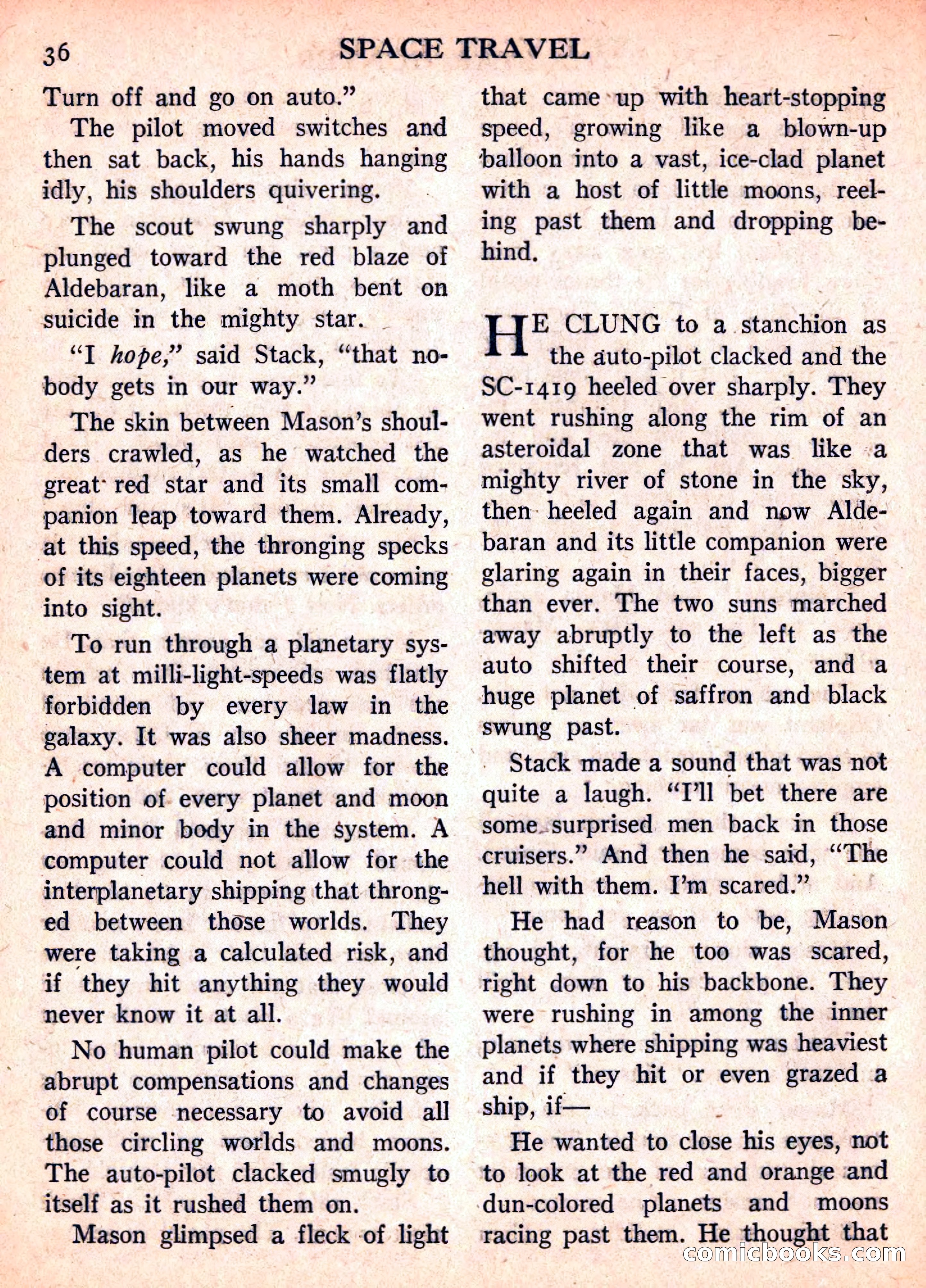 Space Travel, September 1958 — page 36 of 132