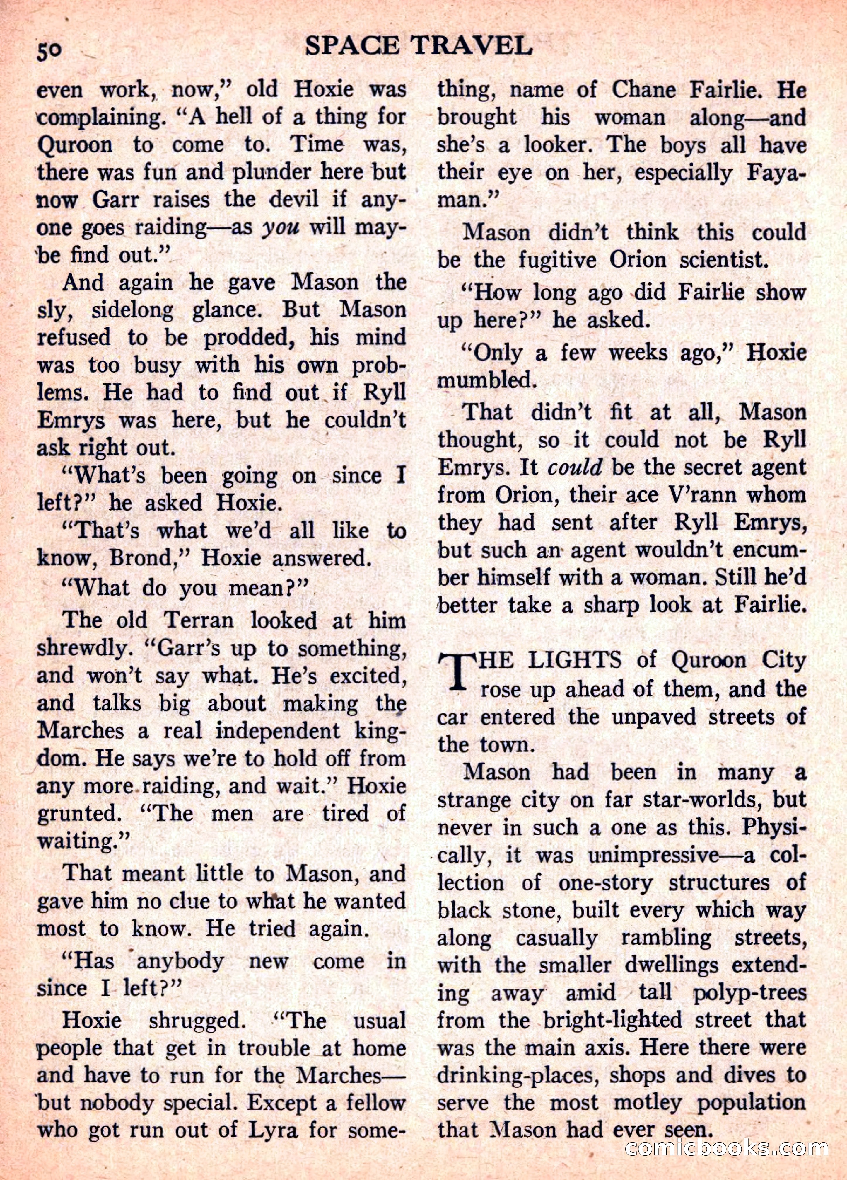 Space Travel, September 1958 — page 50 of 132
