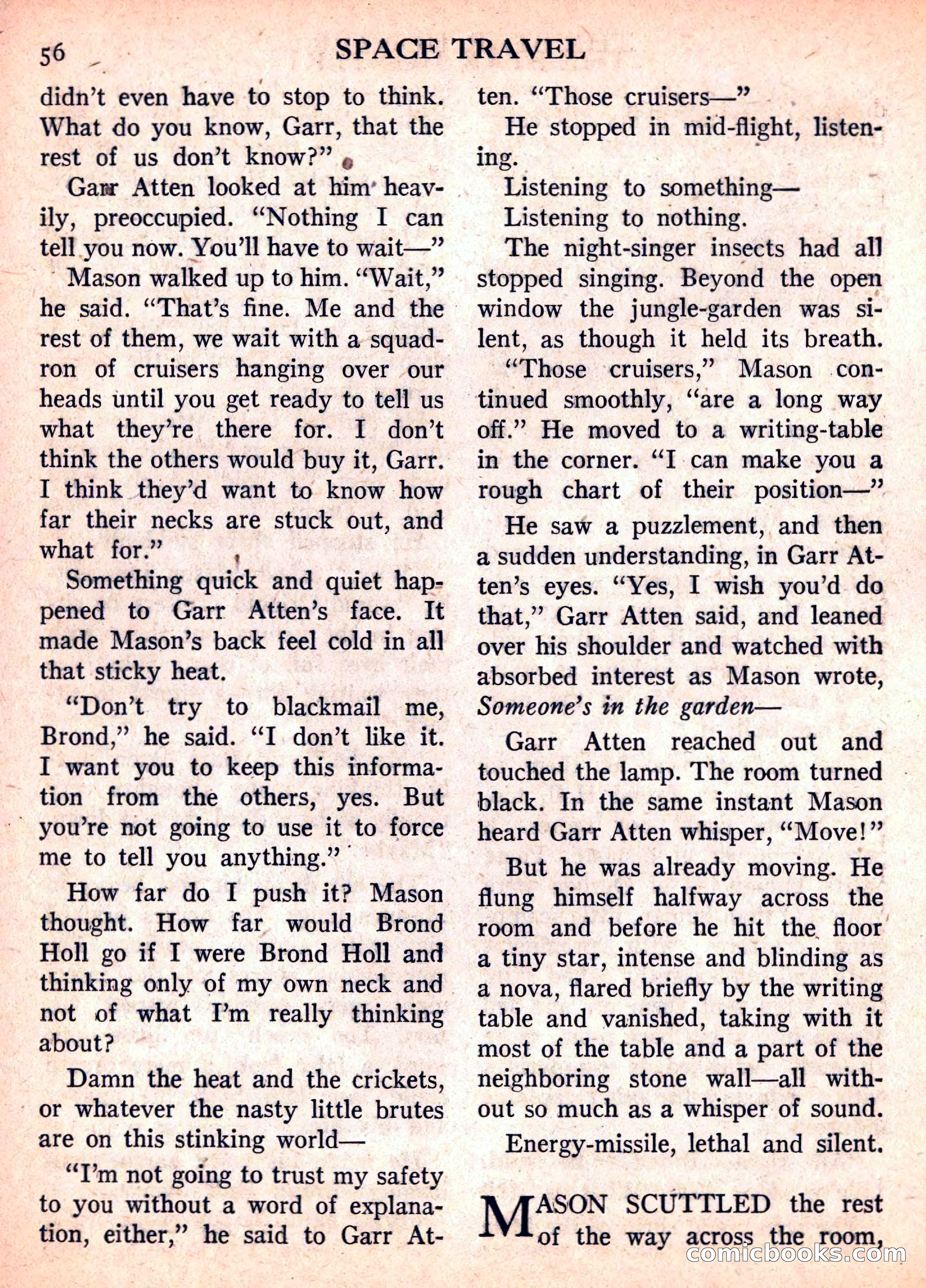 Space Travel, September 1958 — page 56 of 132