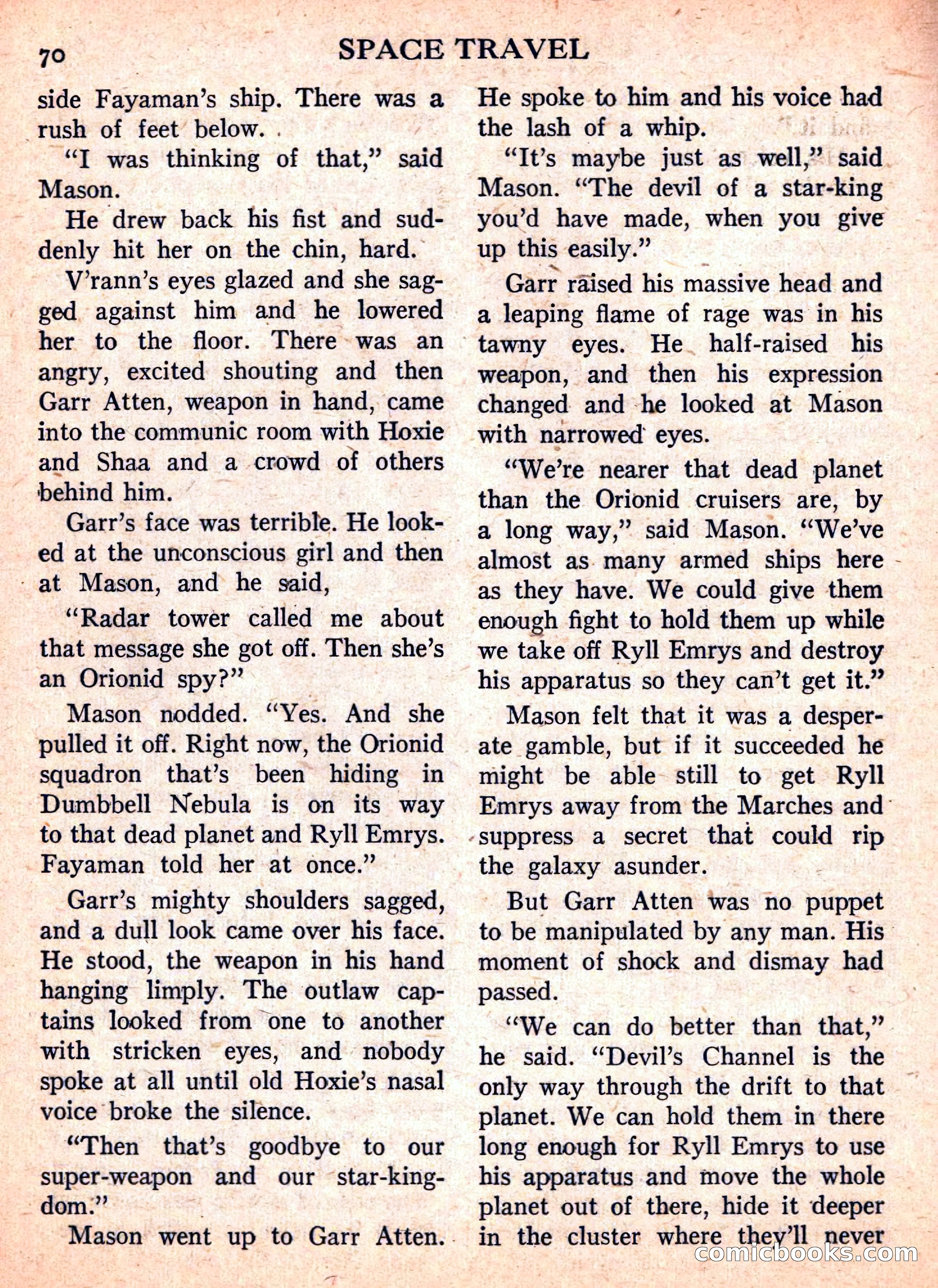 Space Travel, September 1958 — page 70 of 132