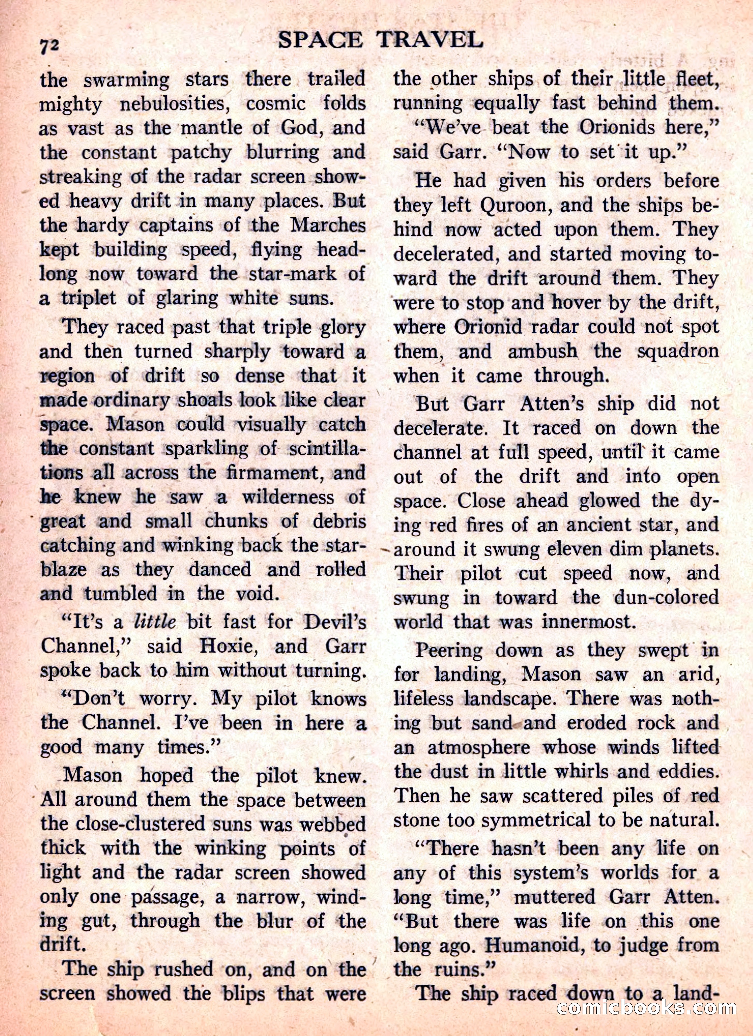 Space Travel, September 1958 — page 72 of 132
