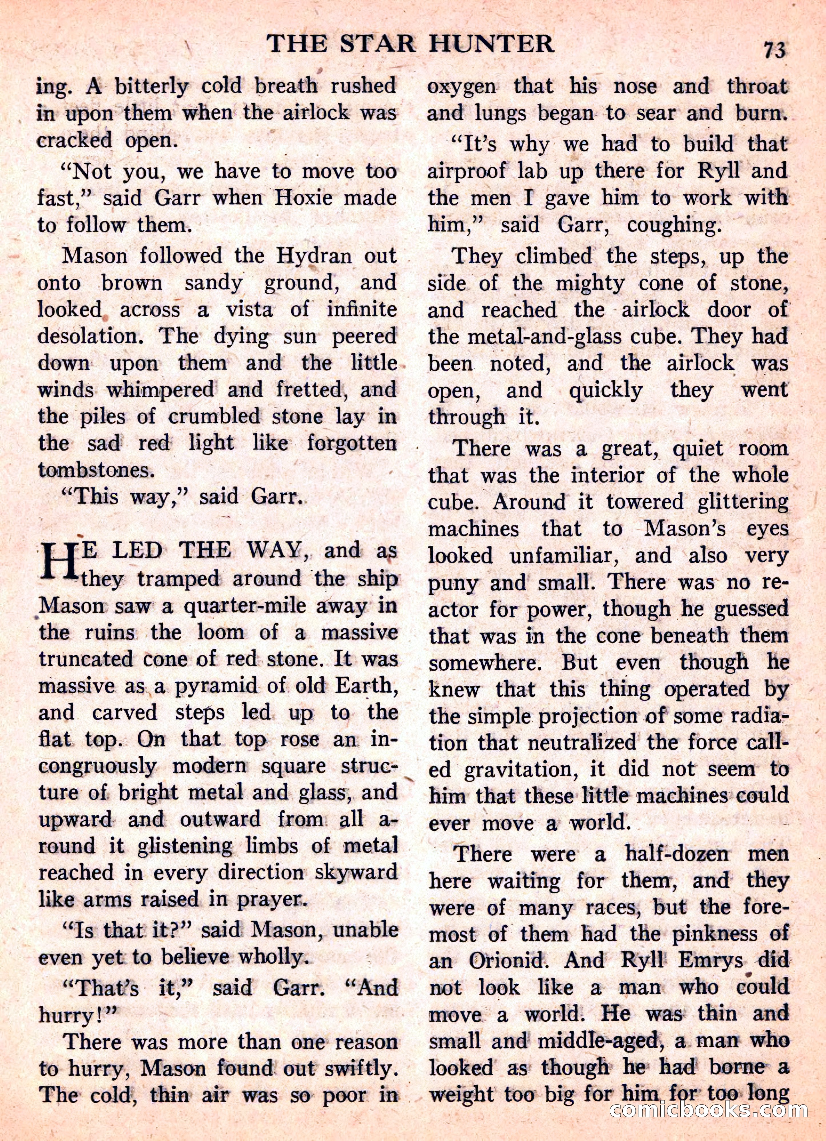 Space Travel, September 1958 — page 73 of 132