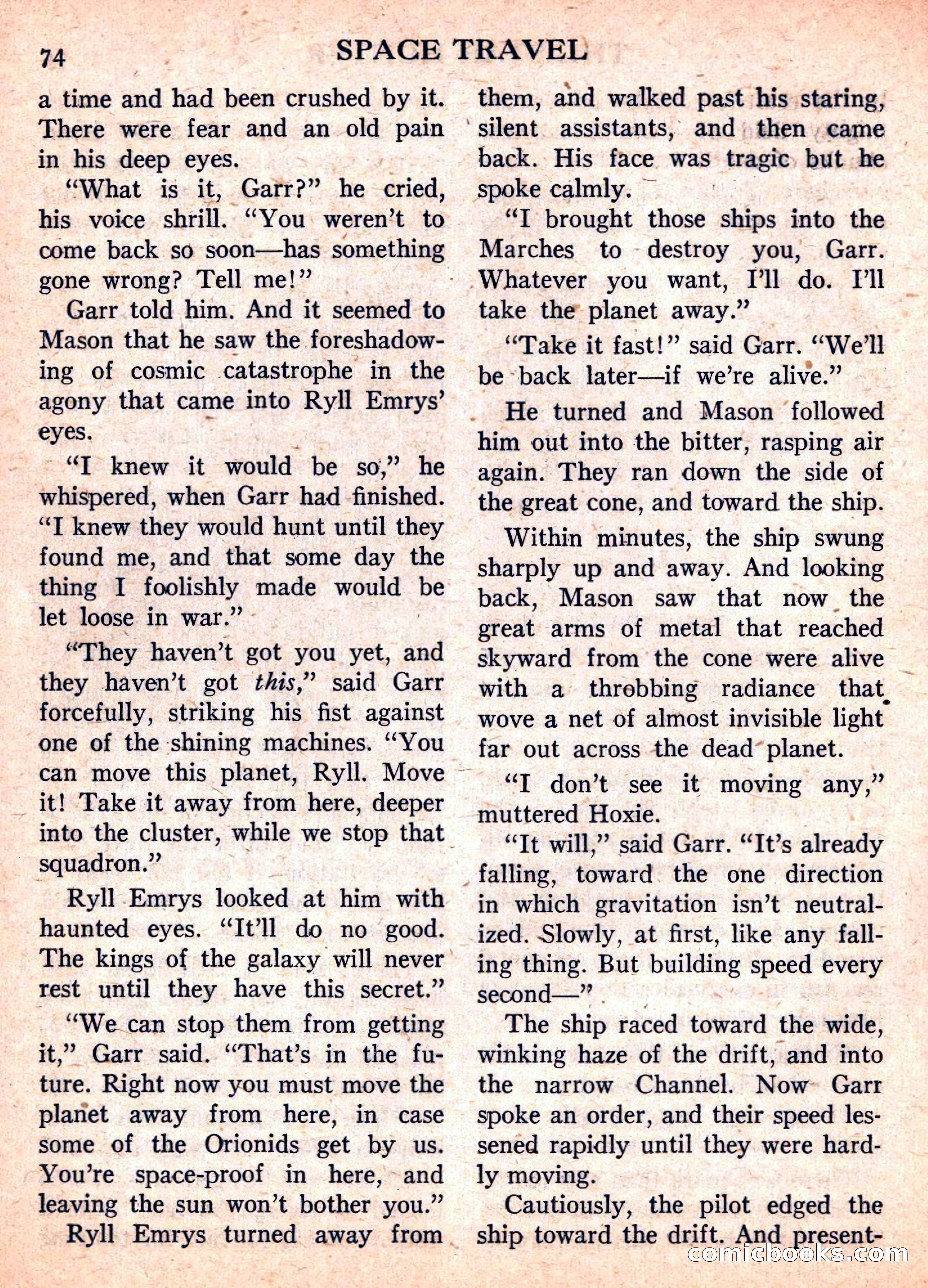 Space Travel, September 1958 — page 74 of 132