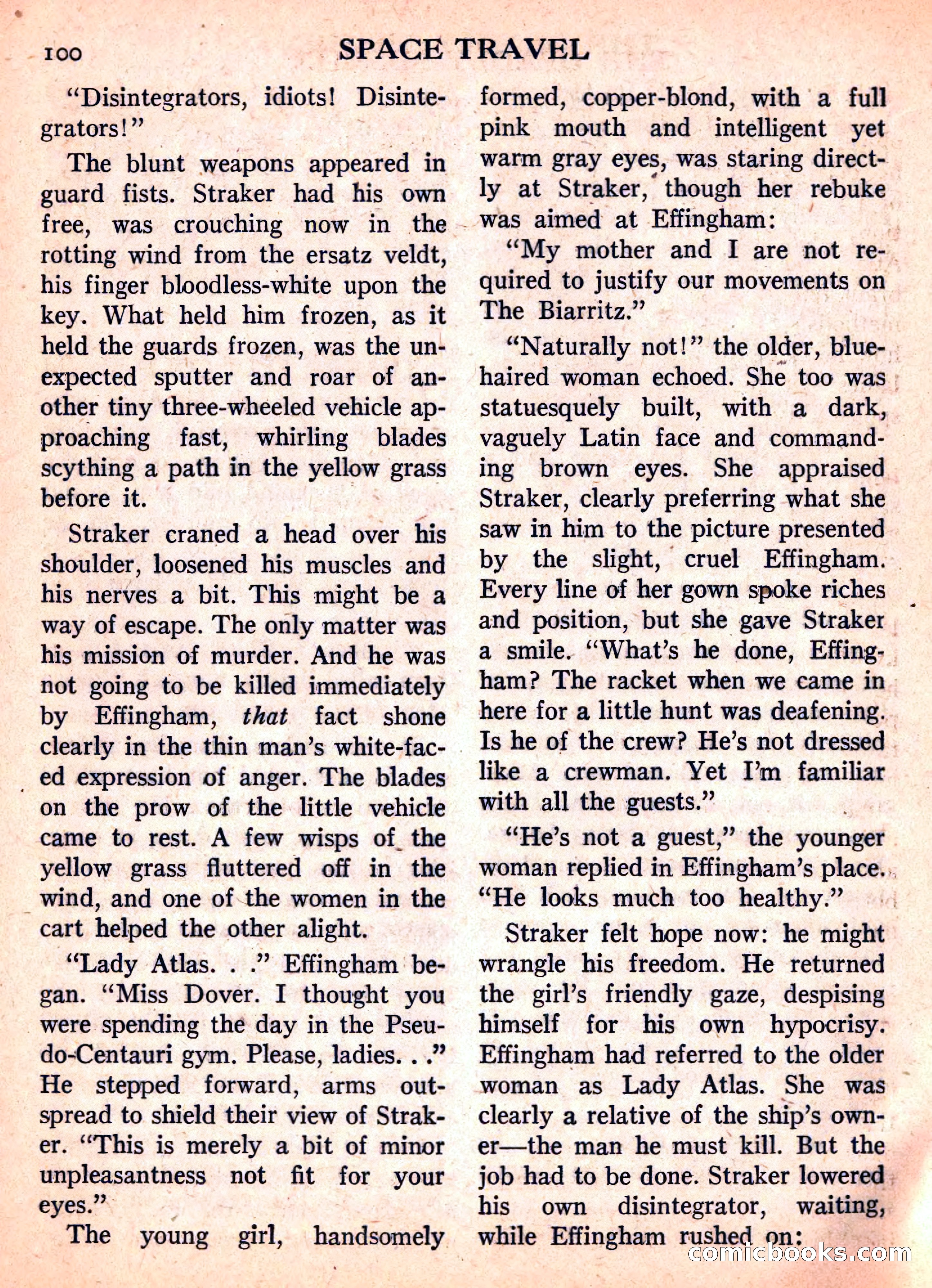 Space Travel, September 1958 — page 100 of 132